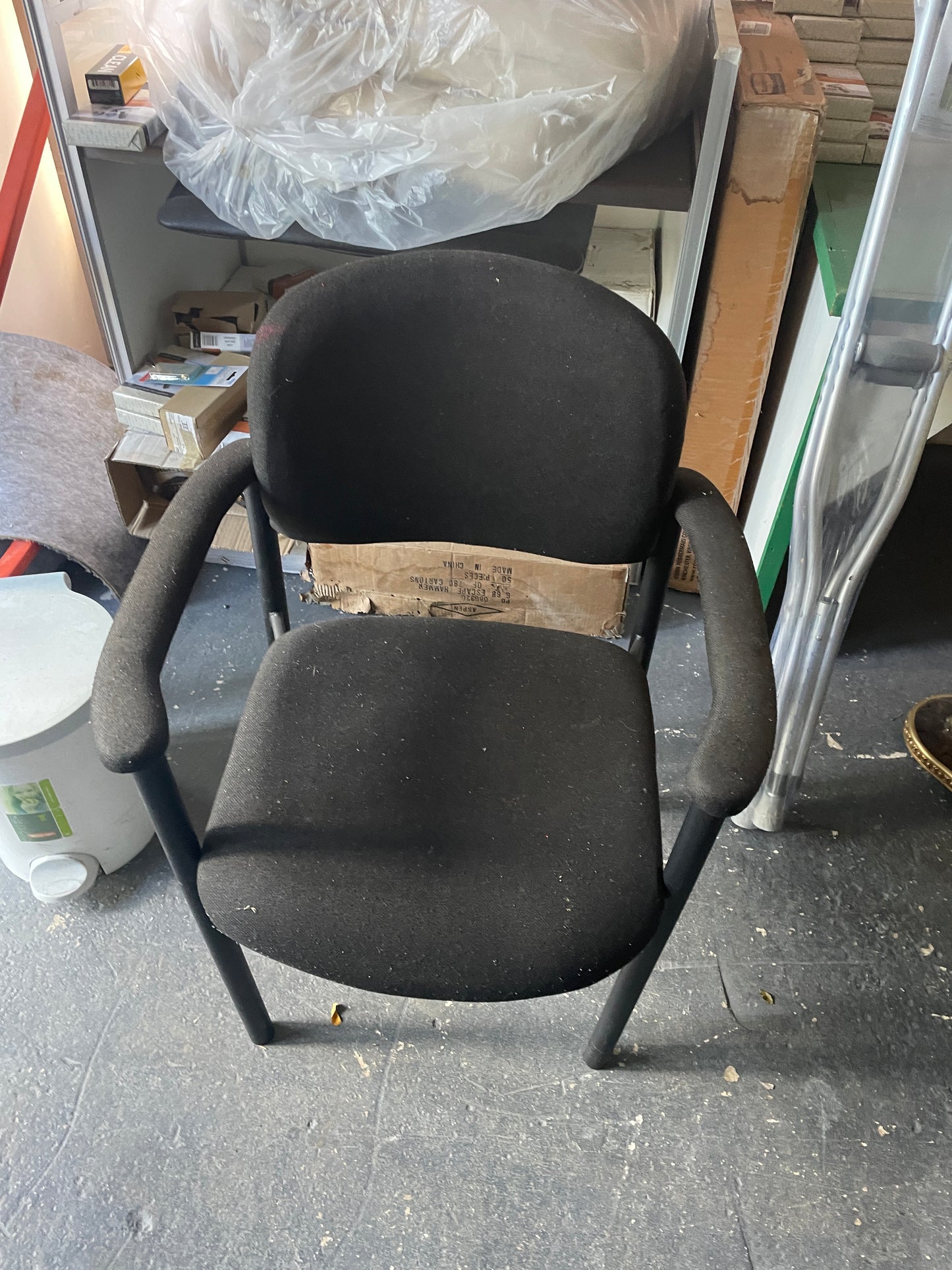 1 Black Chair With Arms