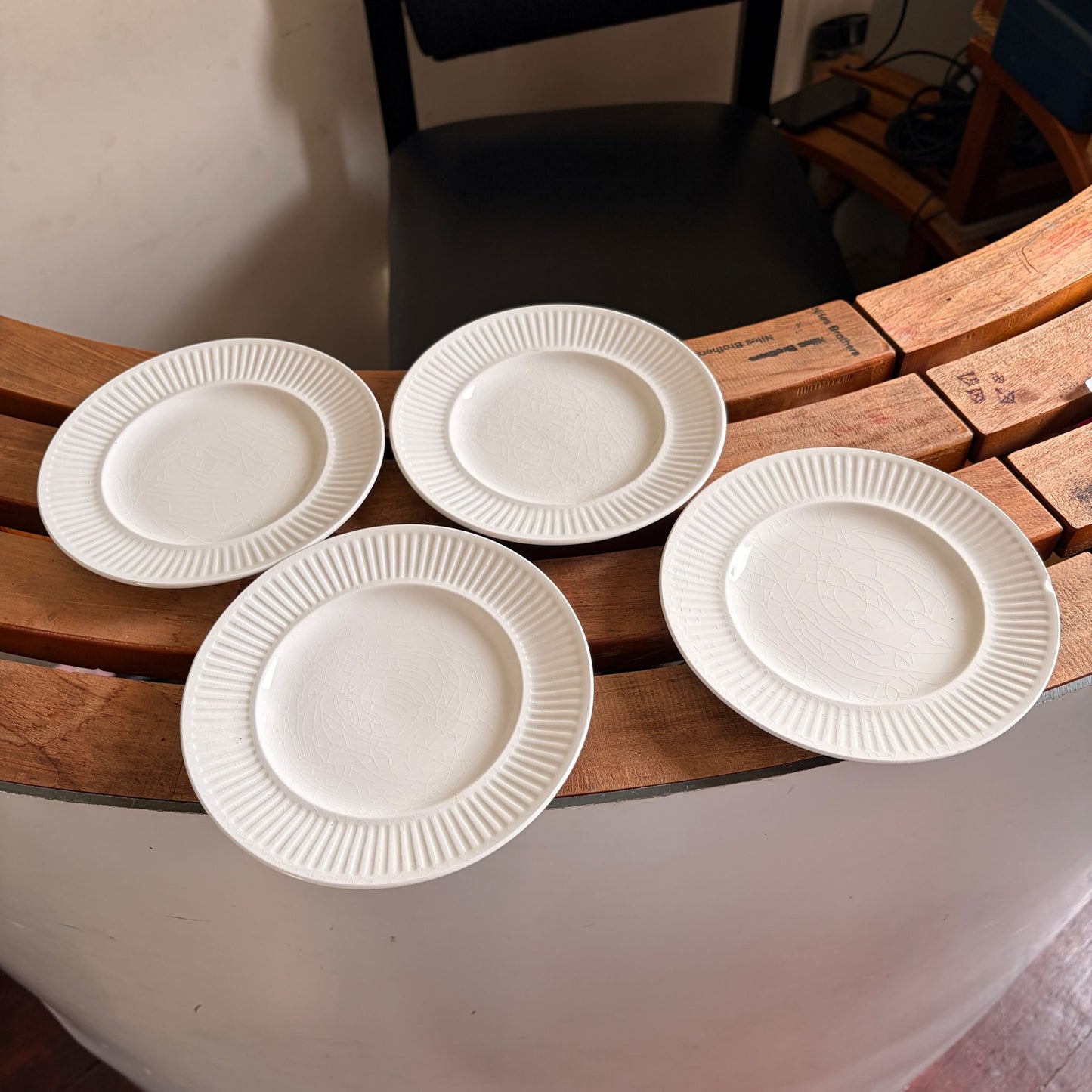 4 Large Saucers