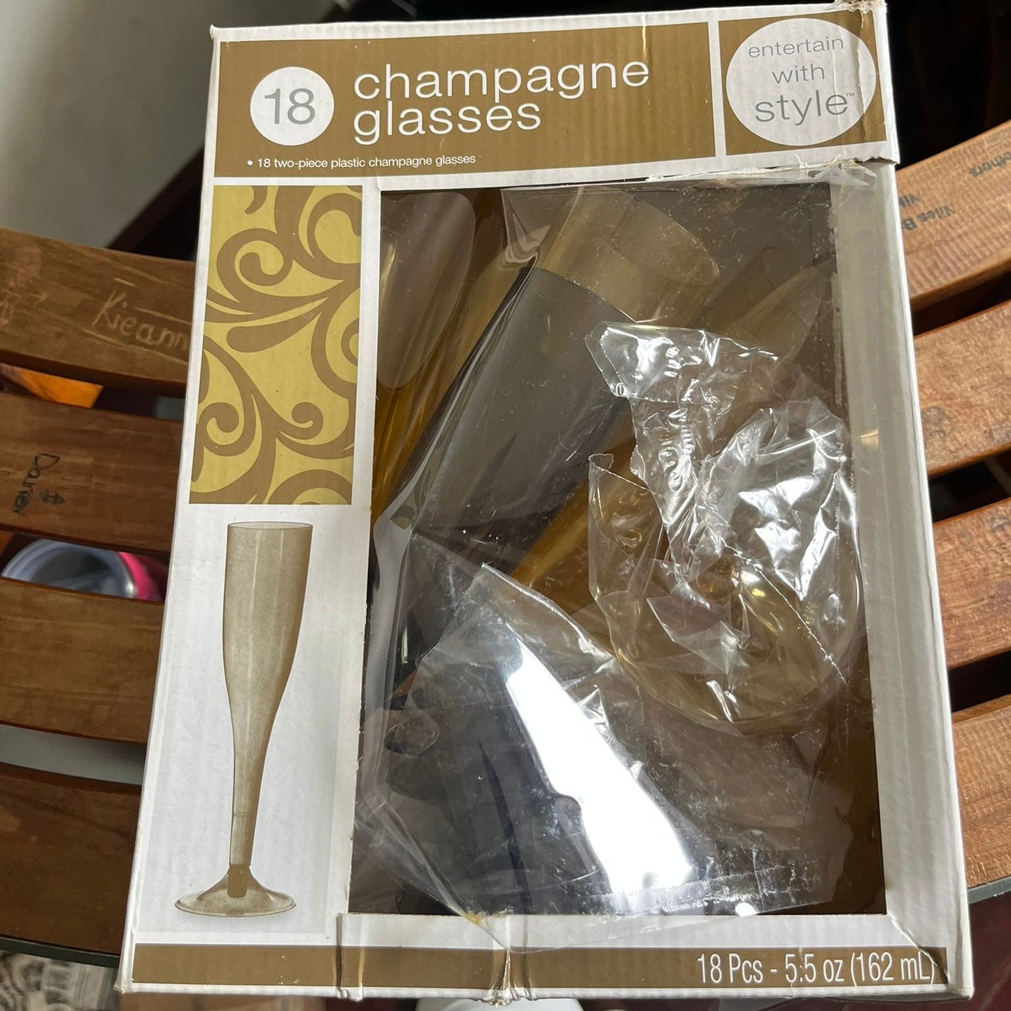Box of Champagne Flutes