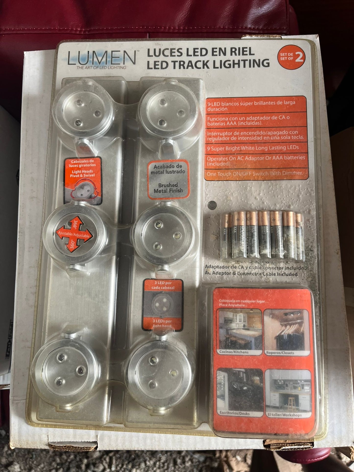 Set of 5 Lumen LED Track Lighting