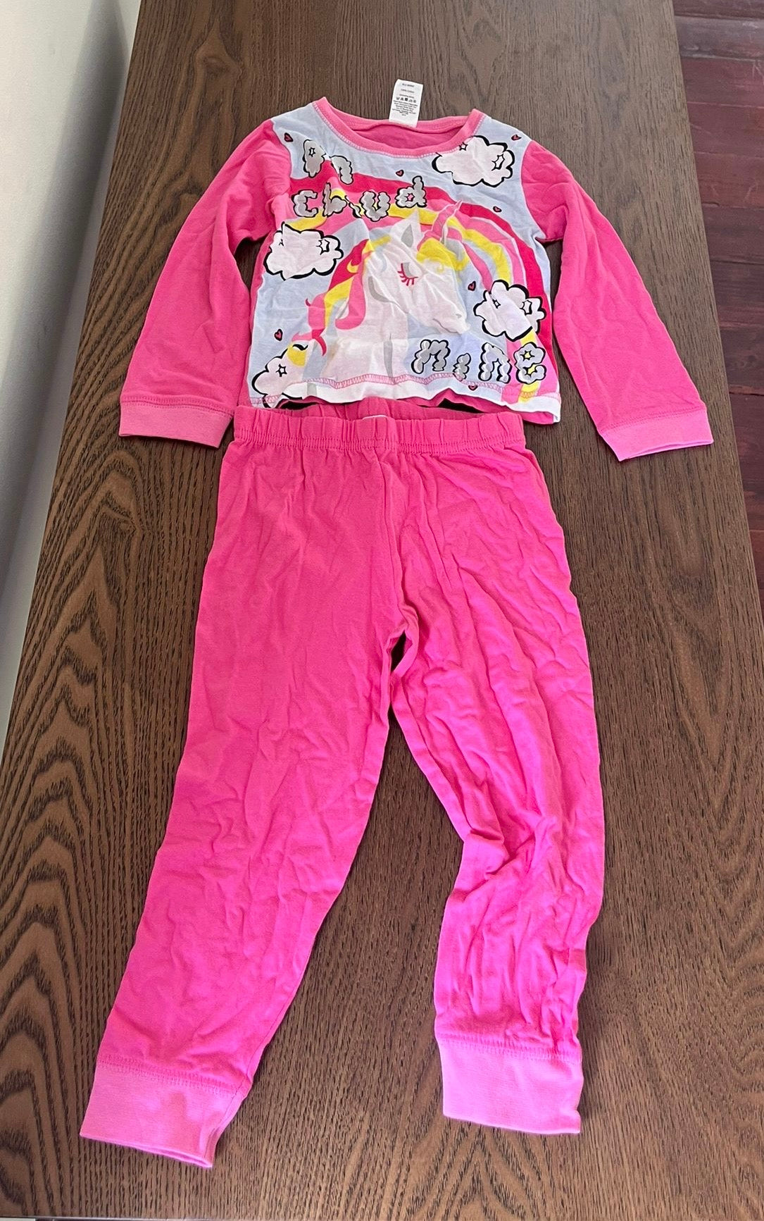 Girl’s Clothes + Girl Pink Pajamas- Size 18-24 months + 2 Peppa Pig Underwears (Girls)- Size Large