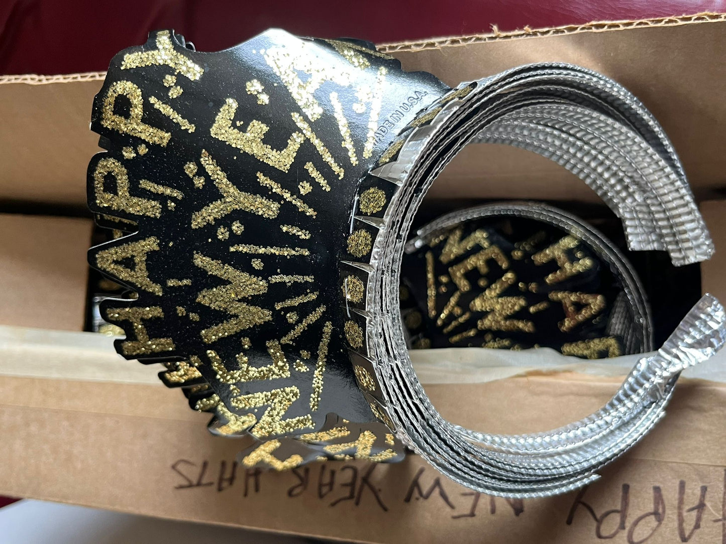 3 Boxes of Happy New Year Hats