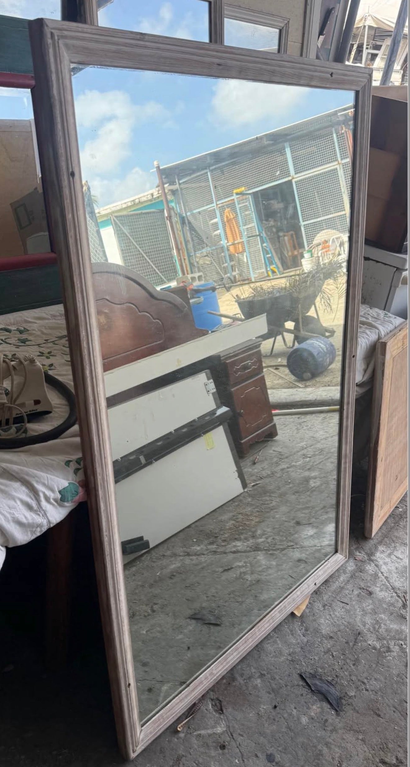 5FT Wooden Frame Mirror