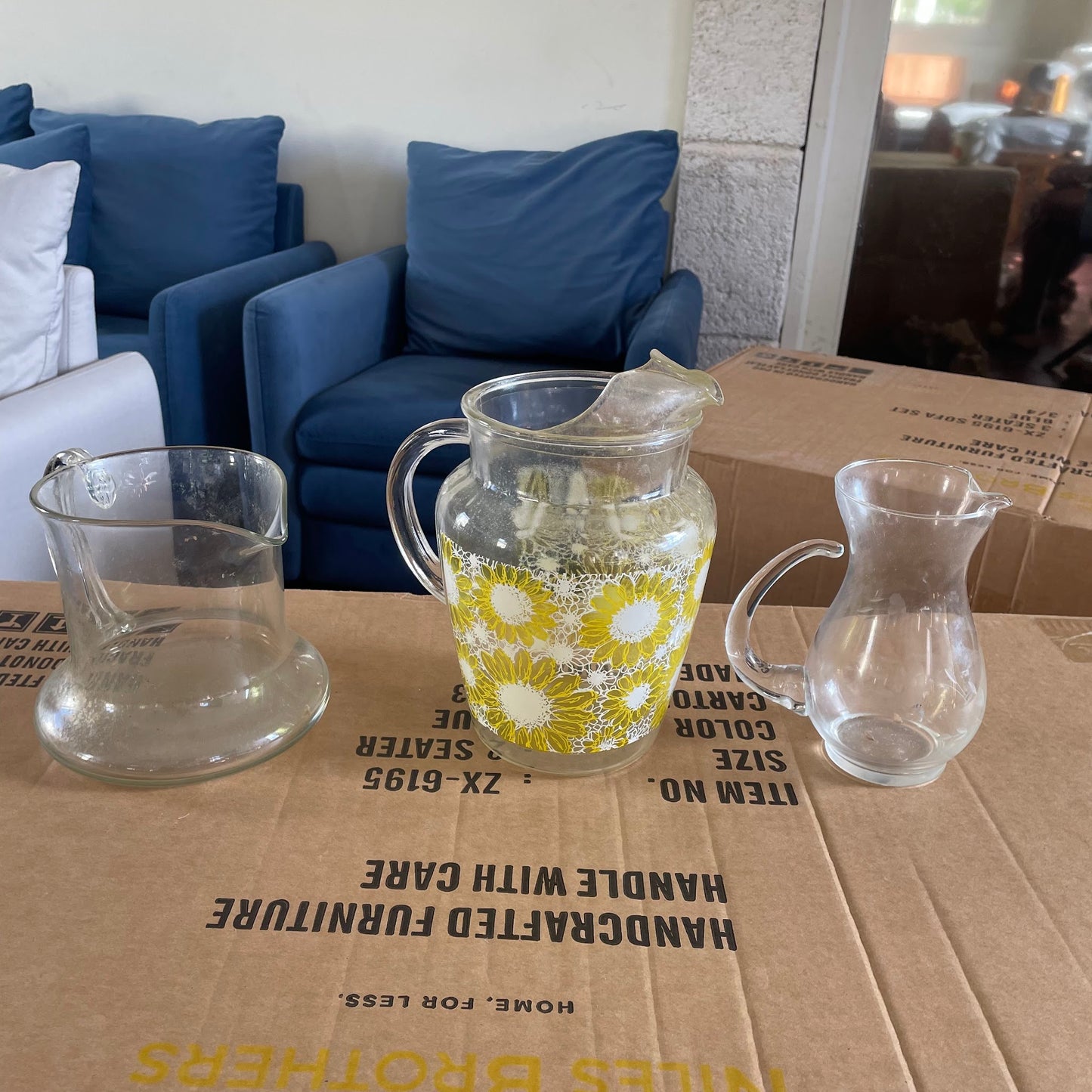 Assorted Glass Pitchers