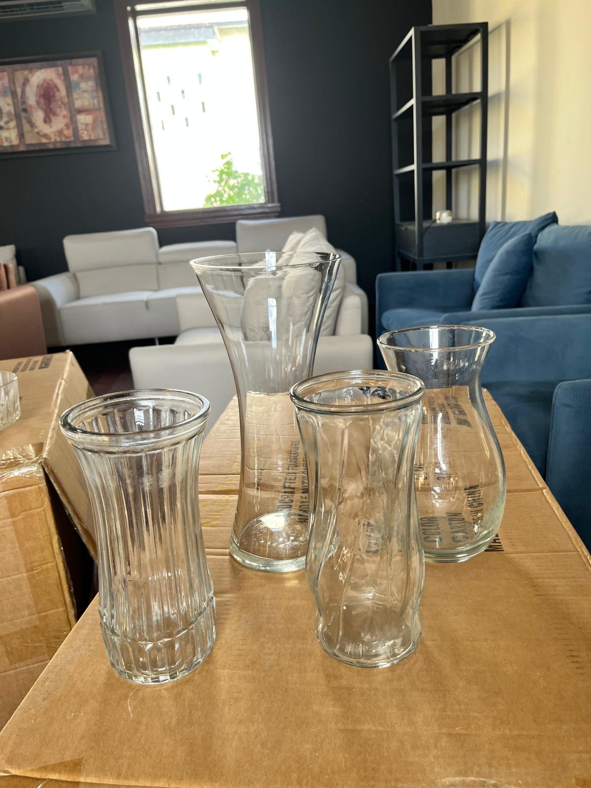 Assorted Glass Vases