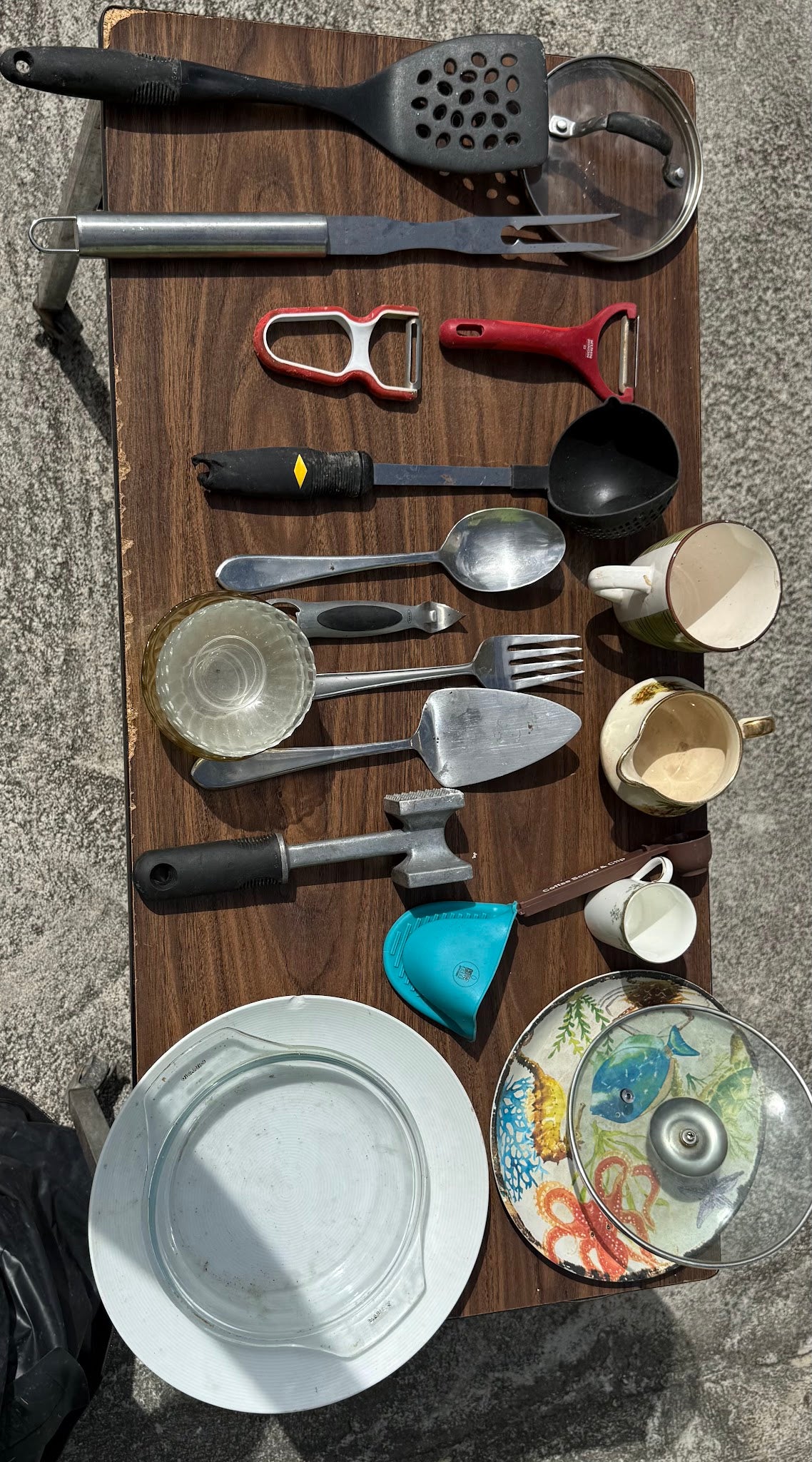 Assorted Kitchen Utensils and Dinnerware Lot