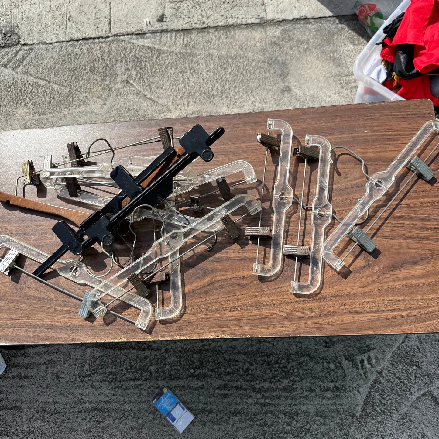 Clear Plastic Clip Hangers