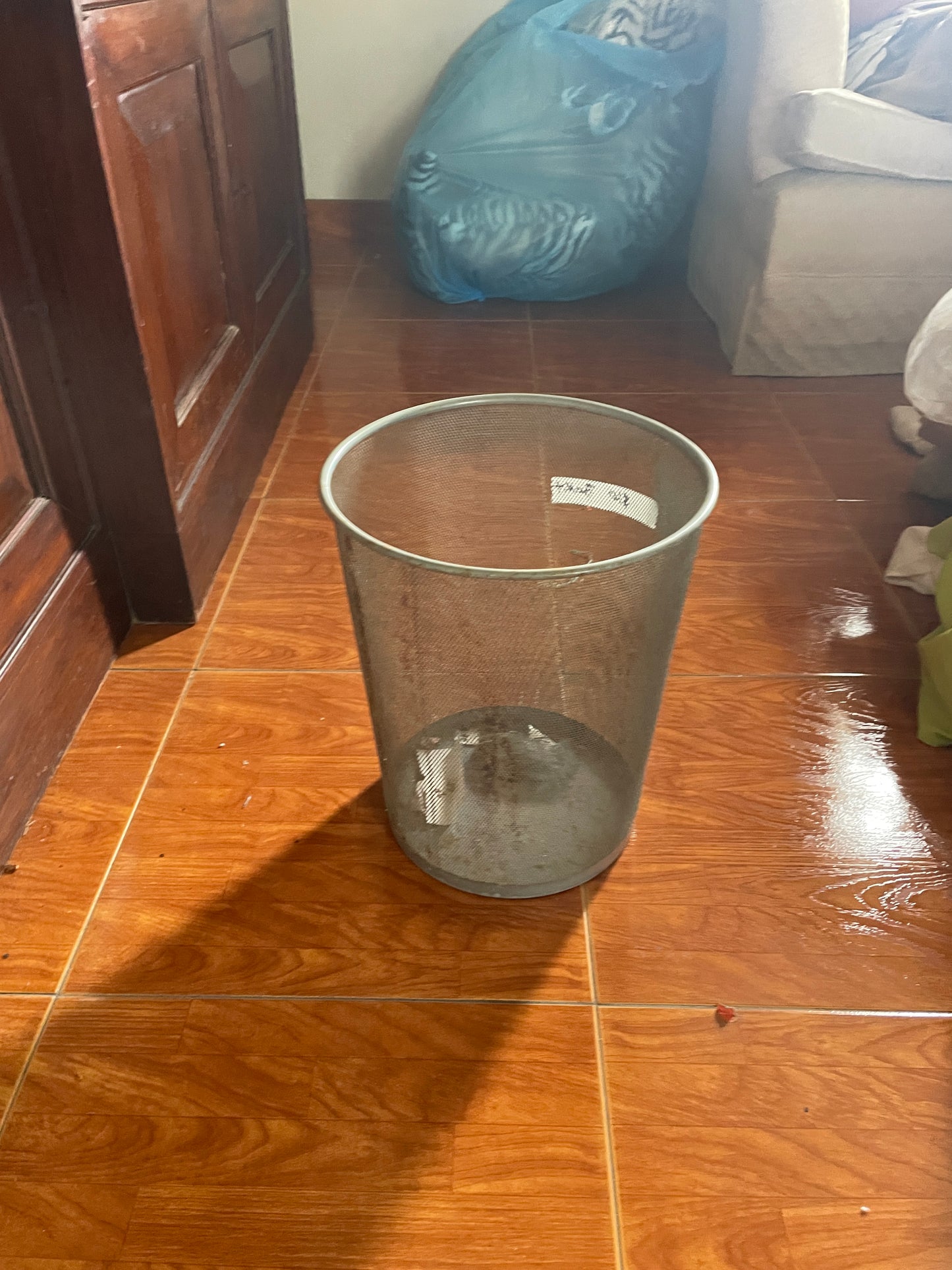 Metal Trash Bin