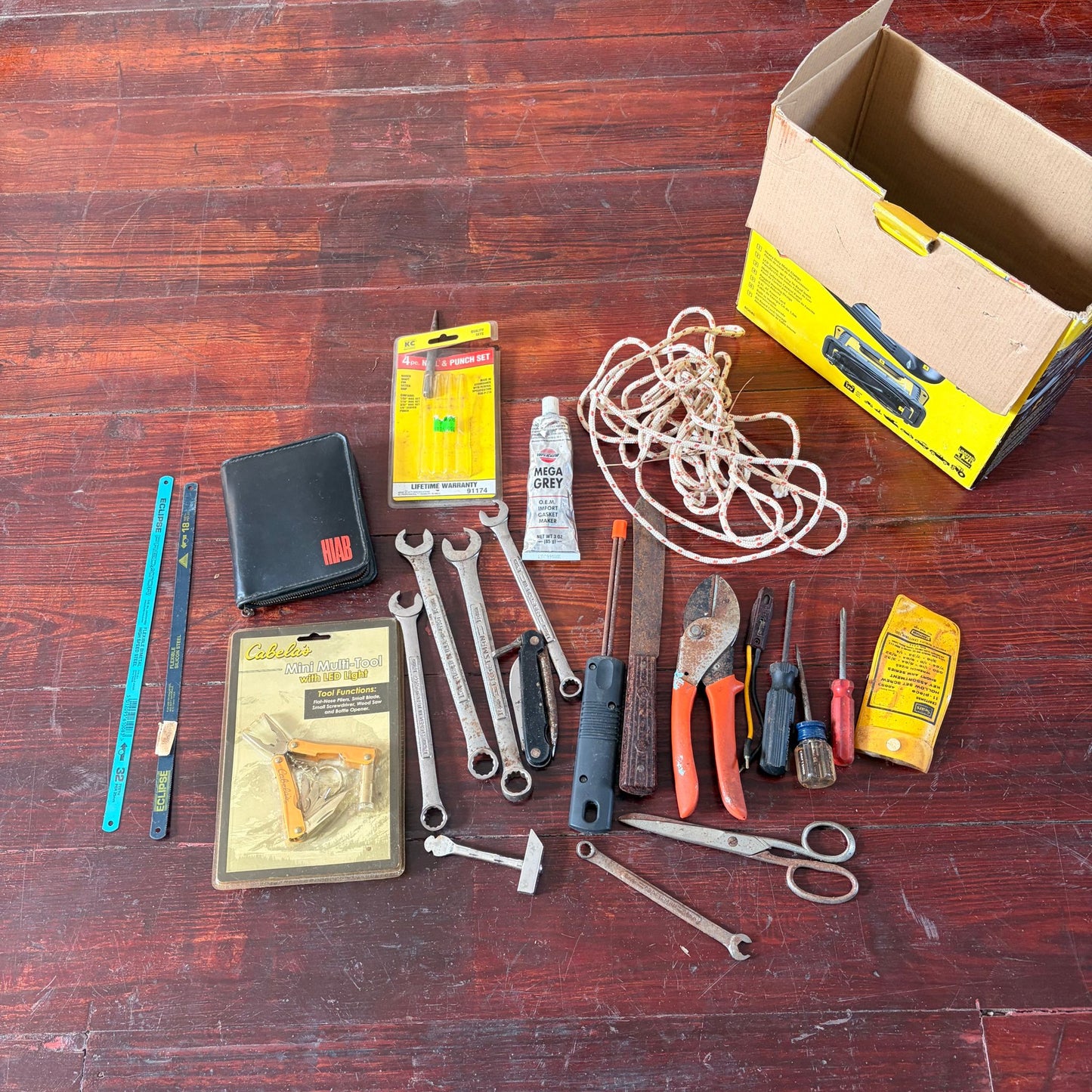 Mixed Lot of Assorted Hand Tools and Hardware