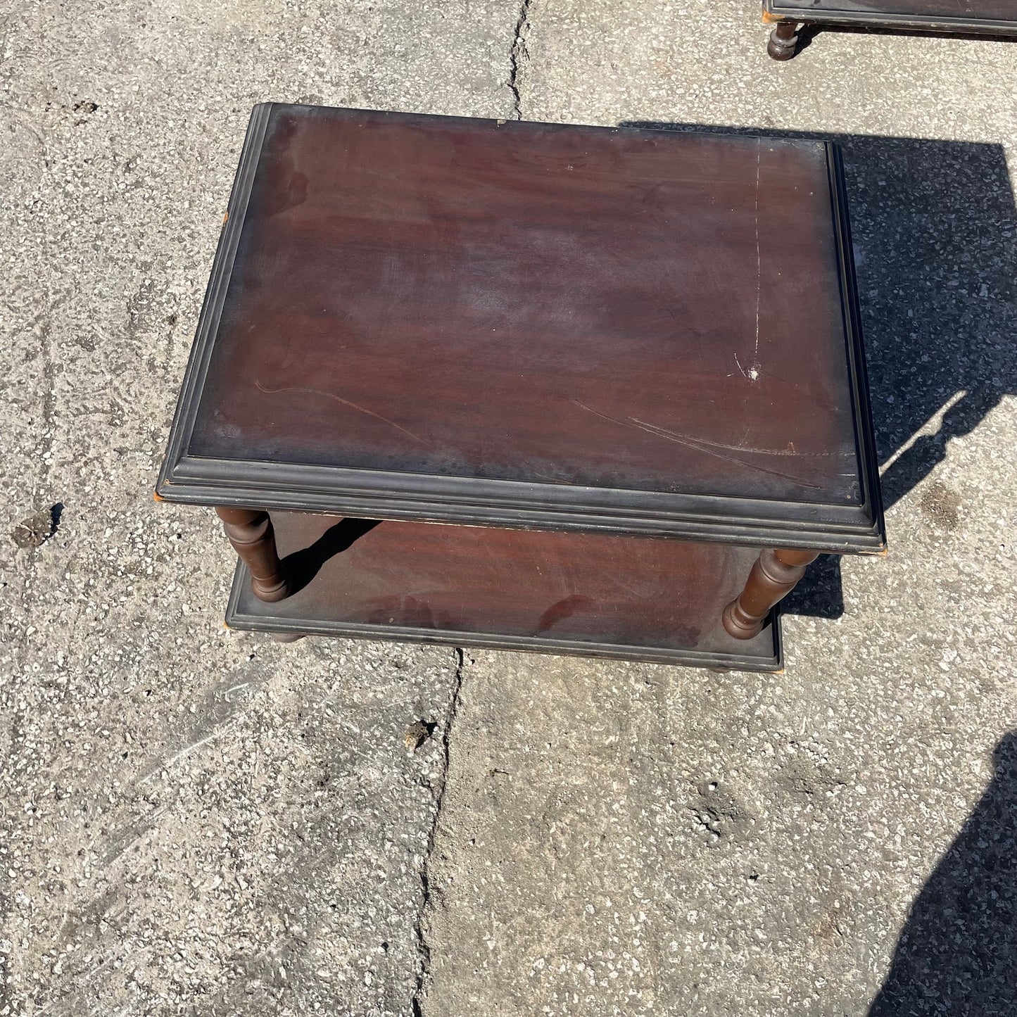 Wood End Table