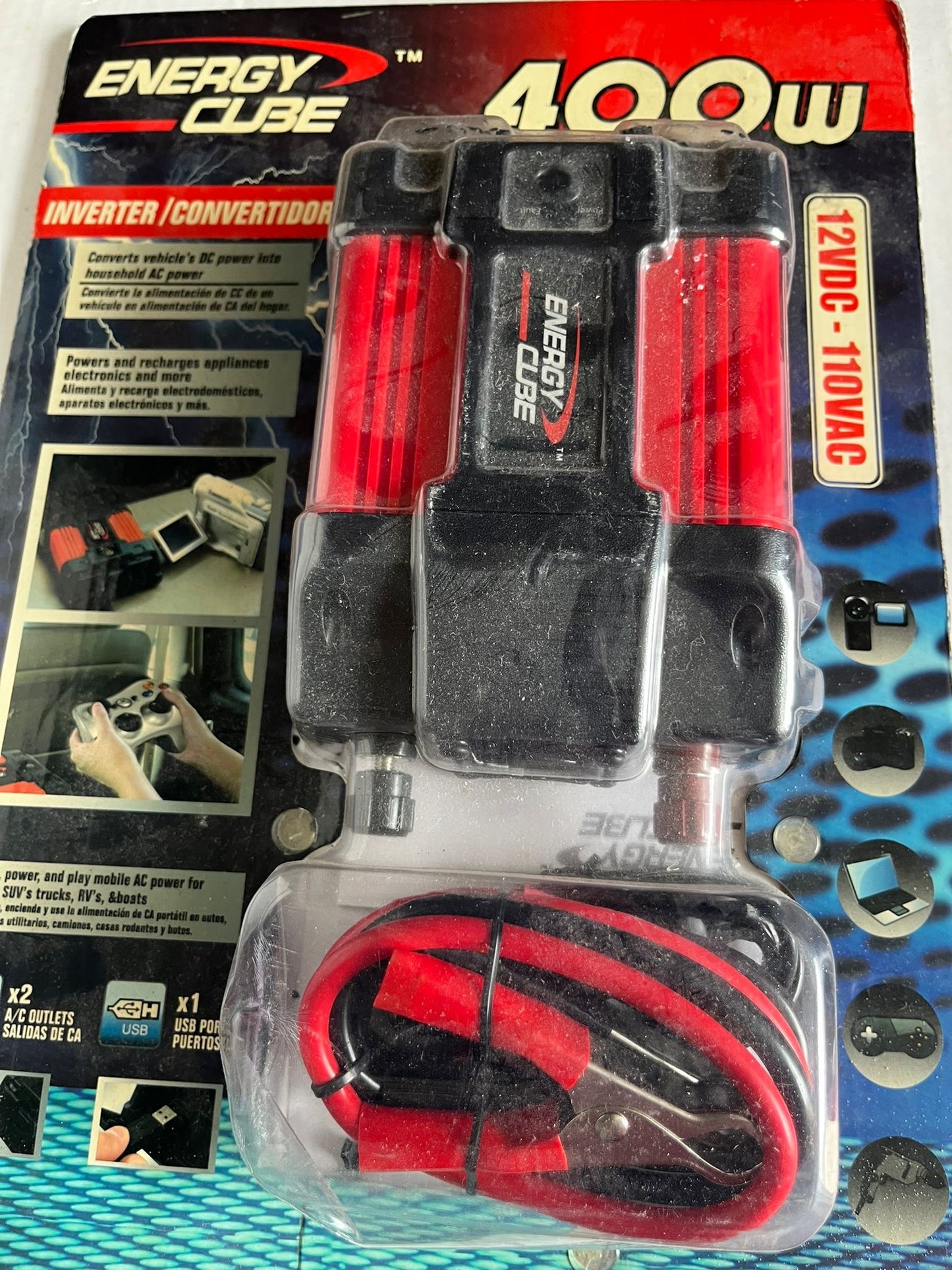 Energy Cube 400W Power Inverter ( Model 782378)