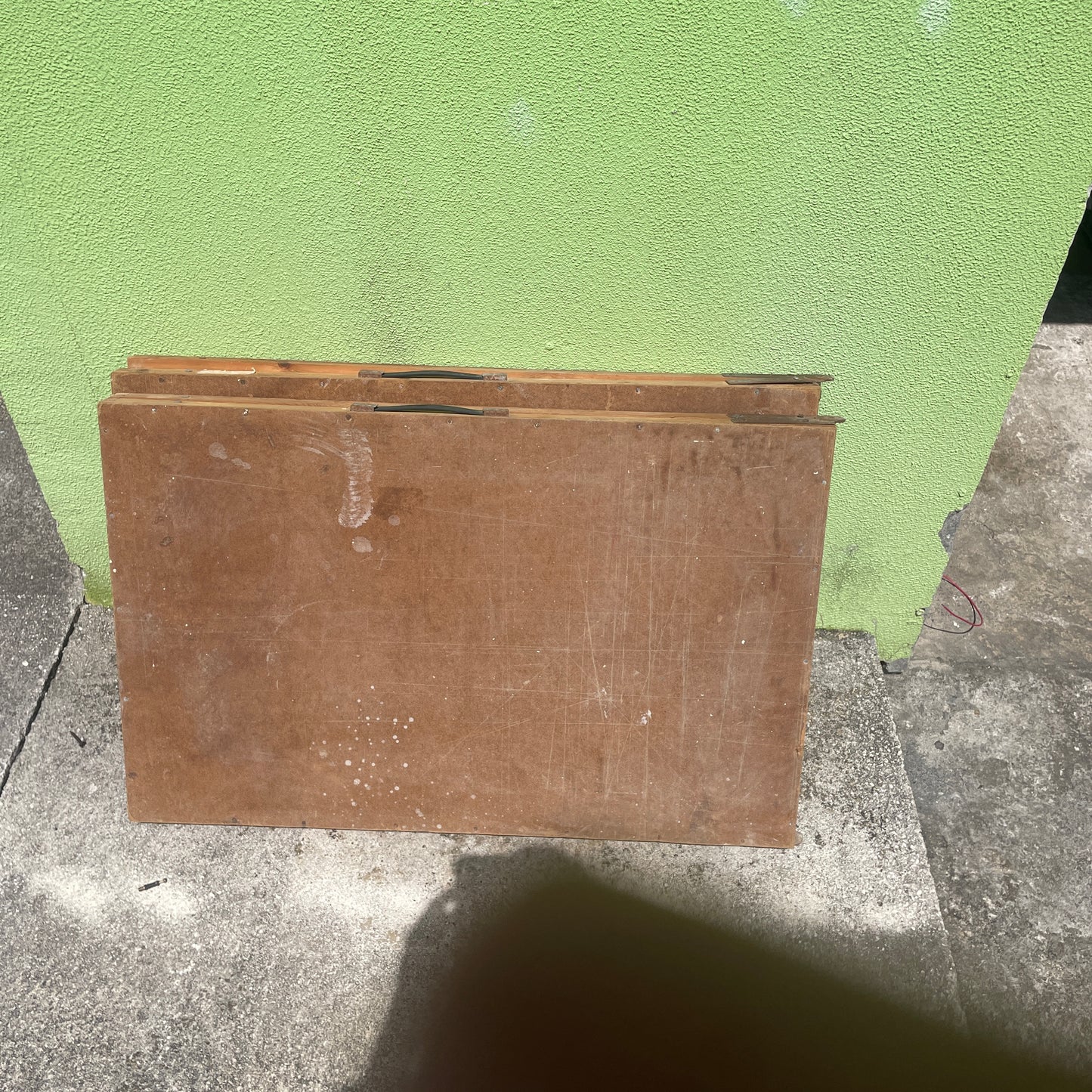 2 Folding Wooden Table Tops