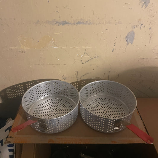 2 Metal Steamer Baskets