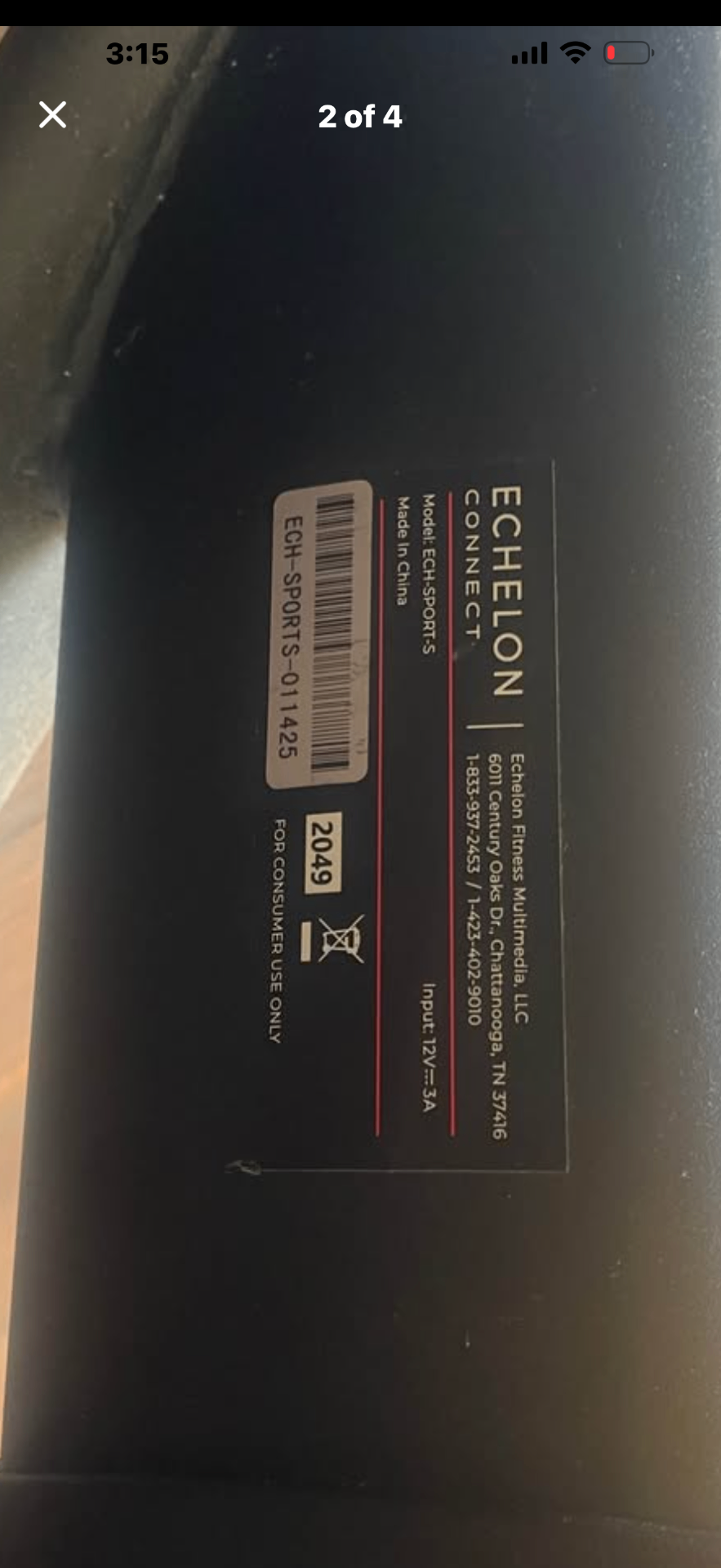 Echelon Connect Sport Smart Exercise Bike