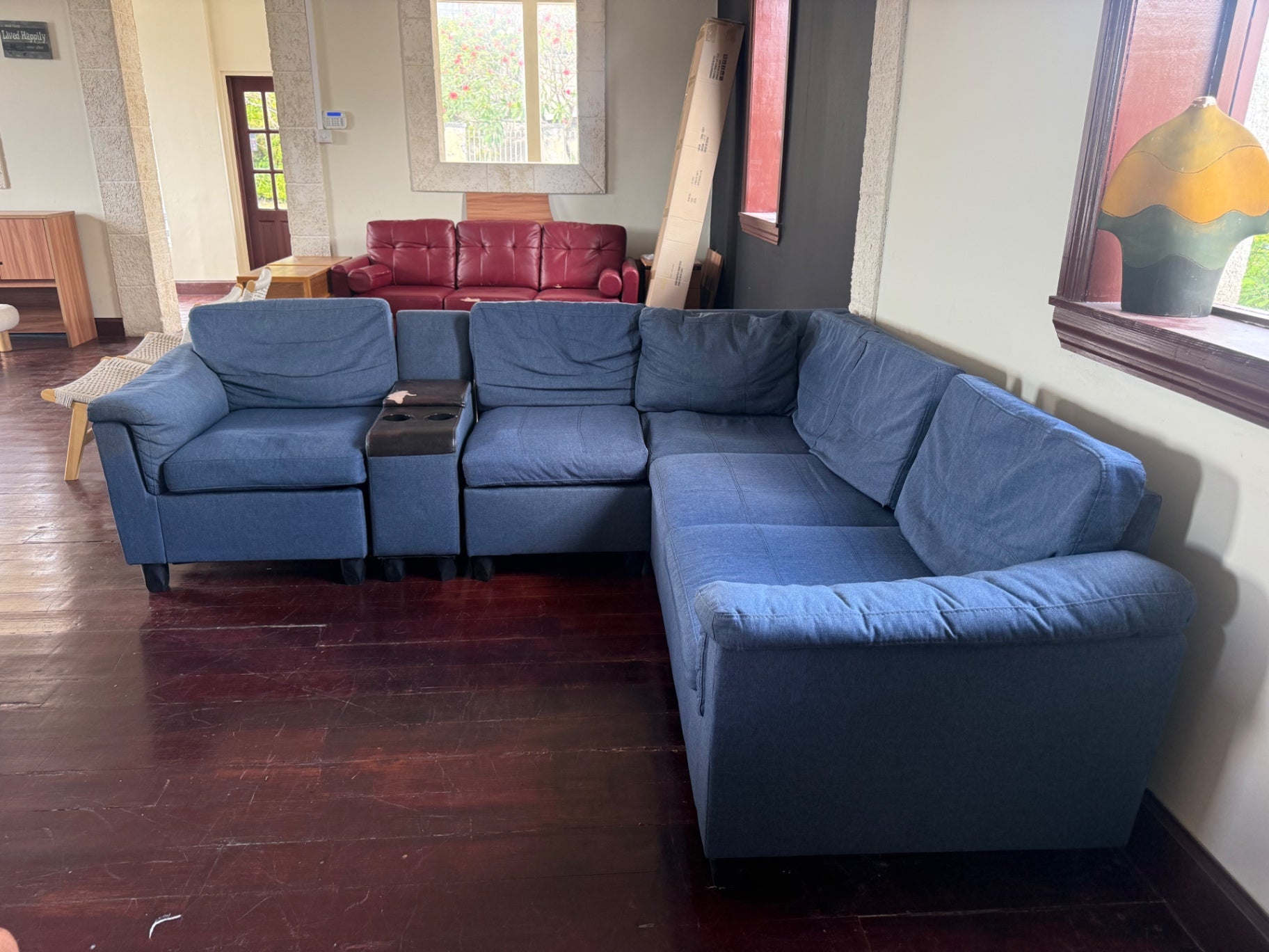 Blue Sectional Sofa