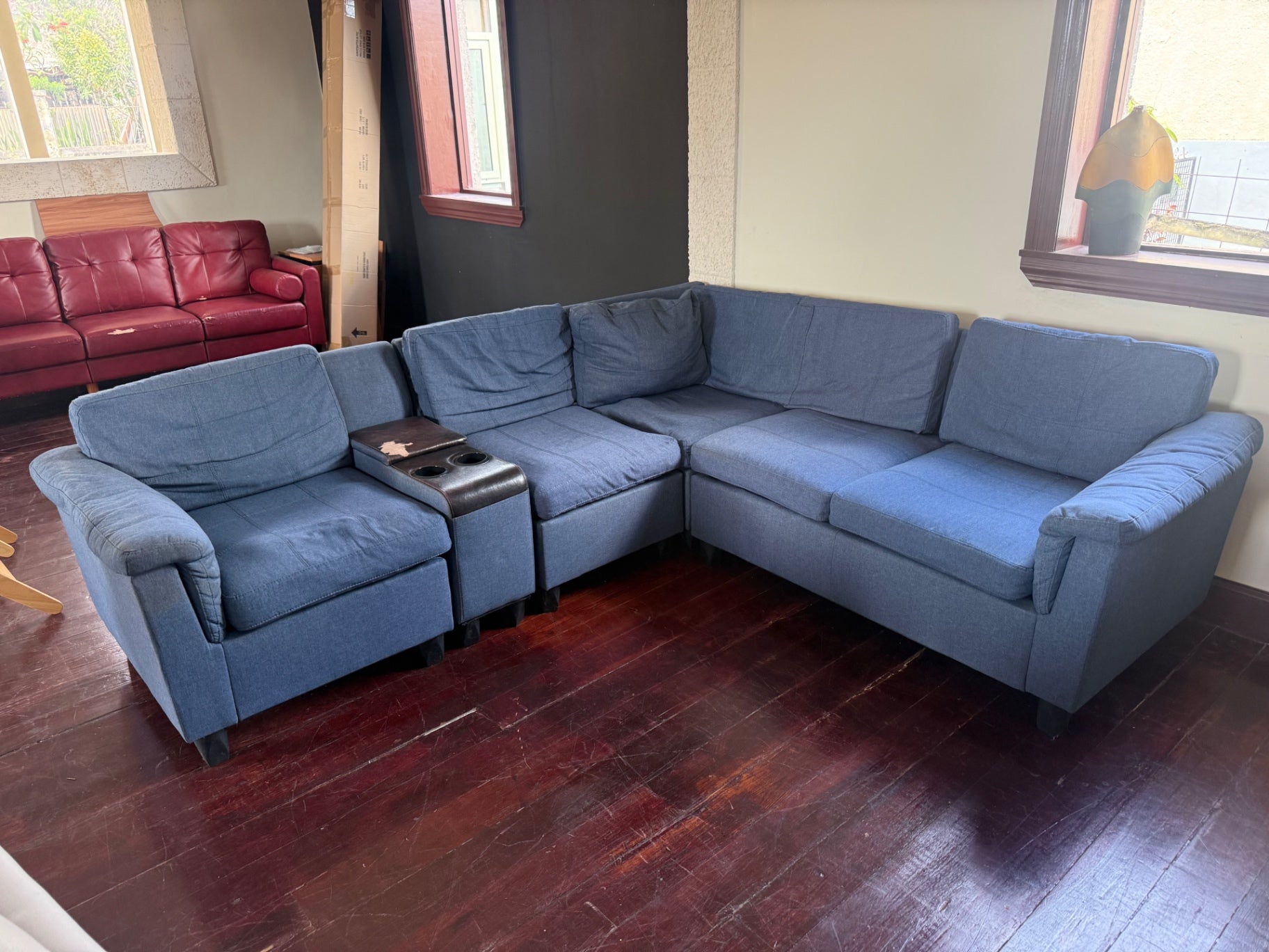 Blue Sectional Sofa