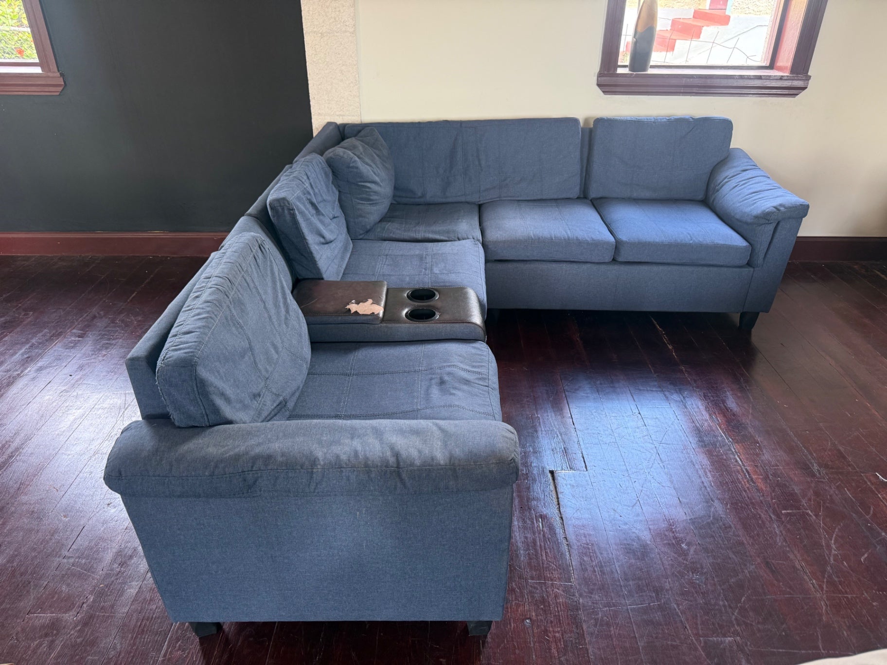 Blue Sectional Sofa