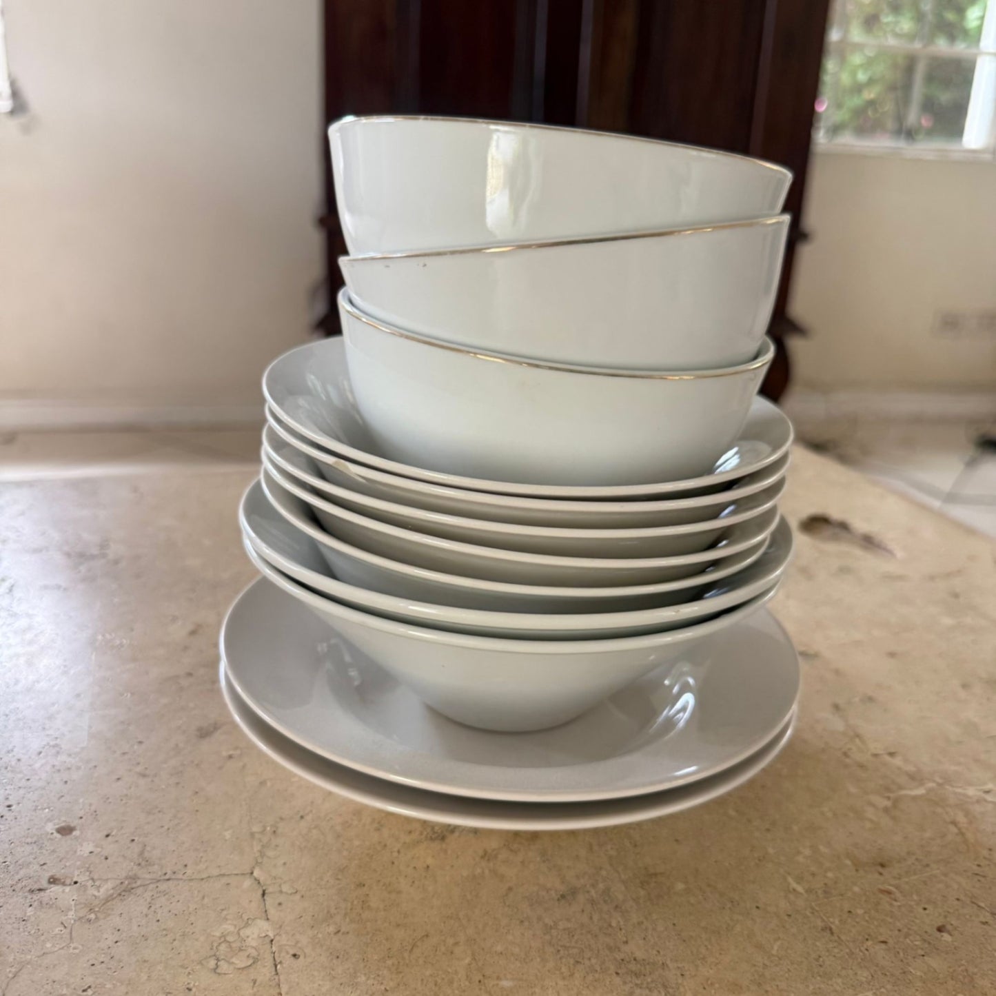 White Ceramic Bowls