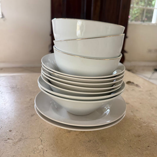 White Ceramic Bowls