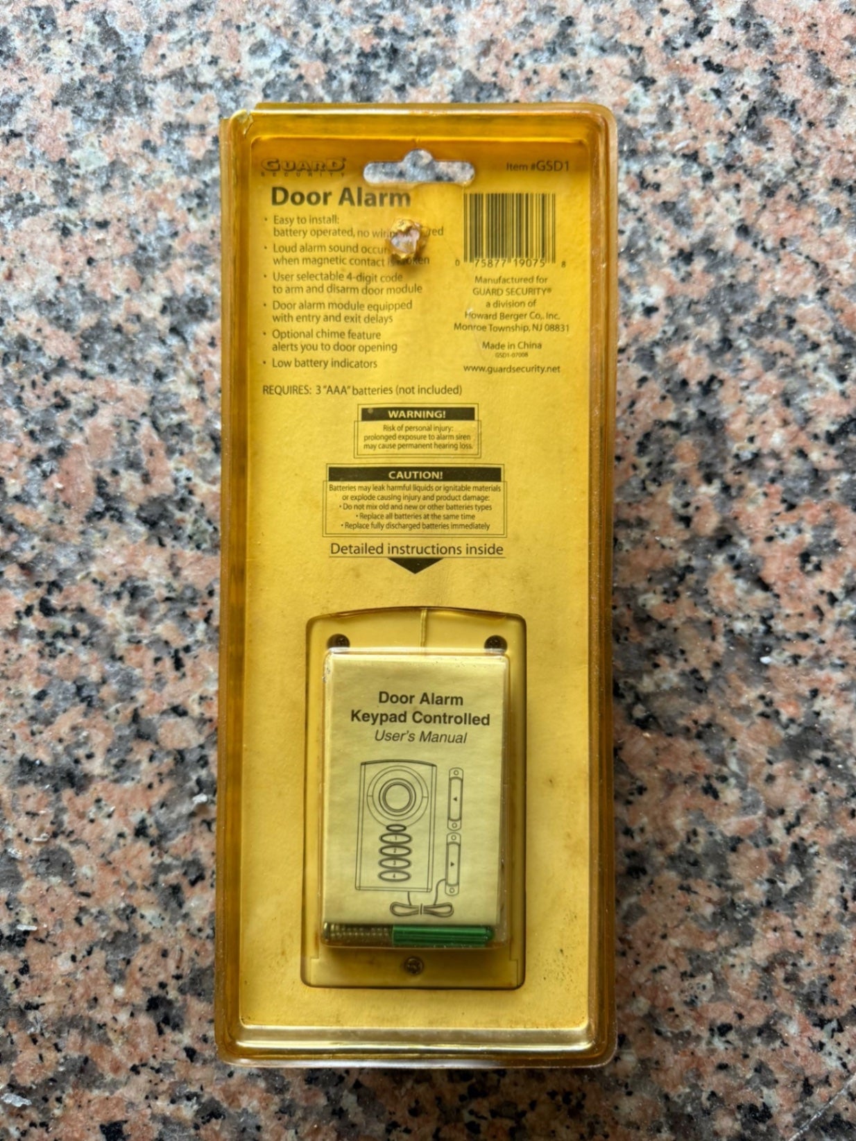 Door Alarm System