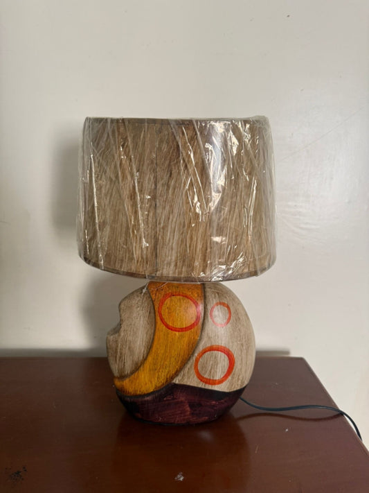 Decorative Lamp Beige, orange, brown