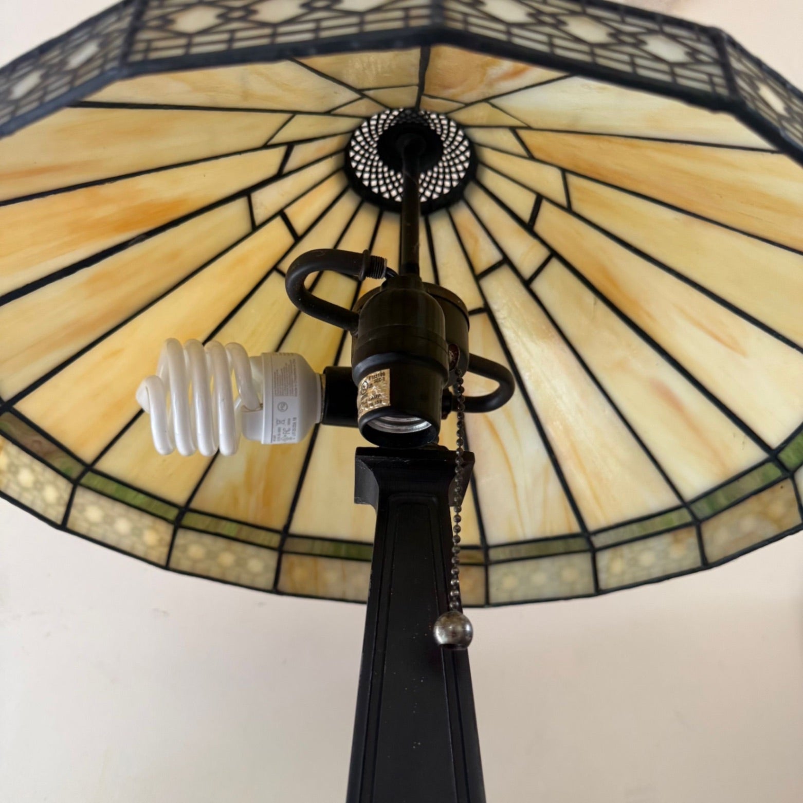 Decorative Lamp Cream, Black