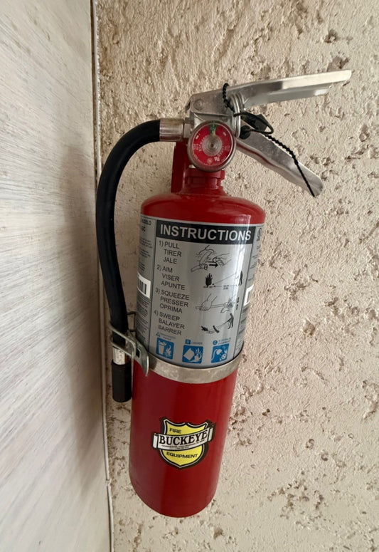 Buckeye Fire Extinguisher Red