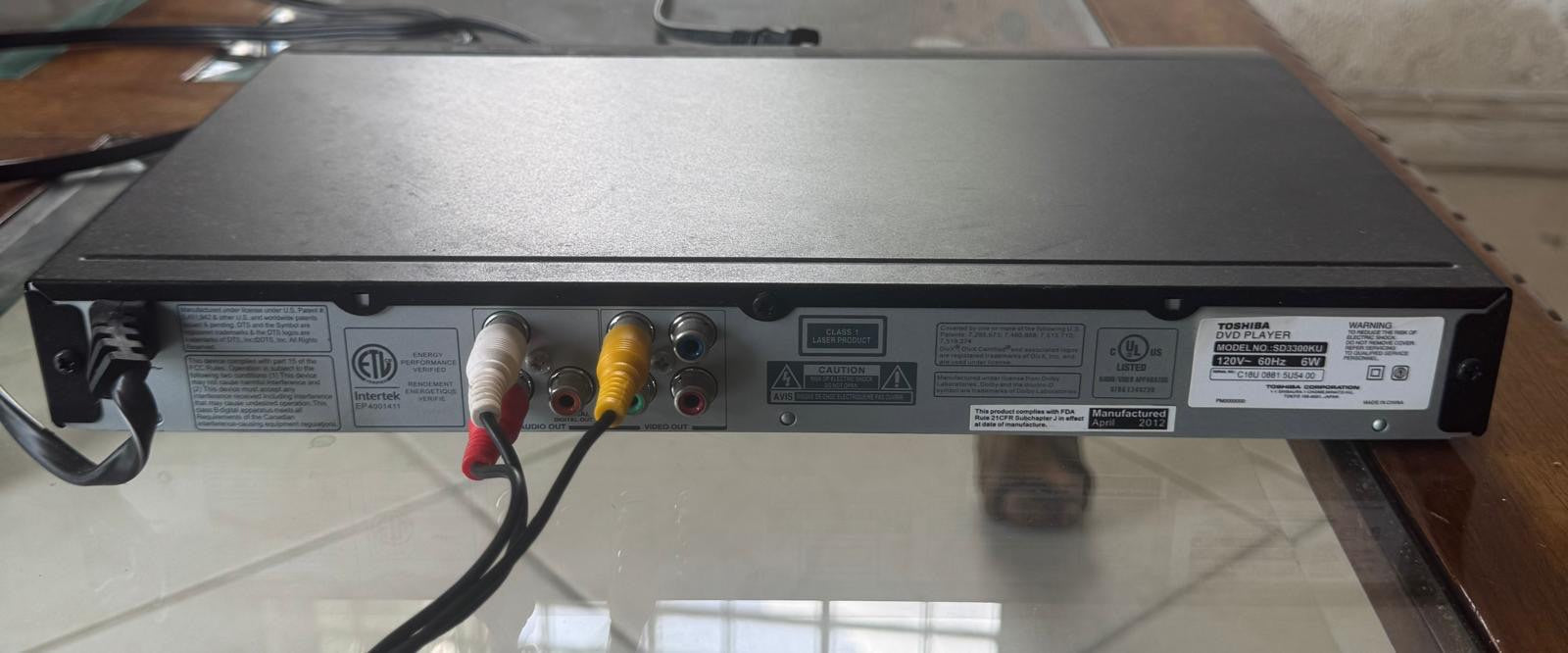 Toshiba DVD Player