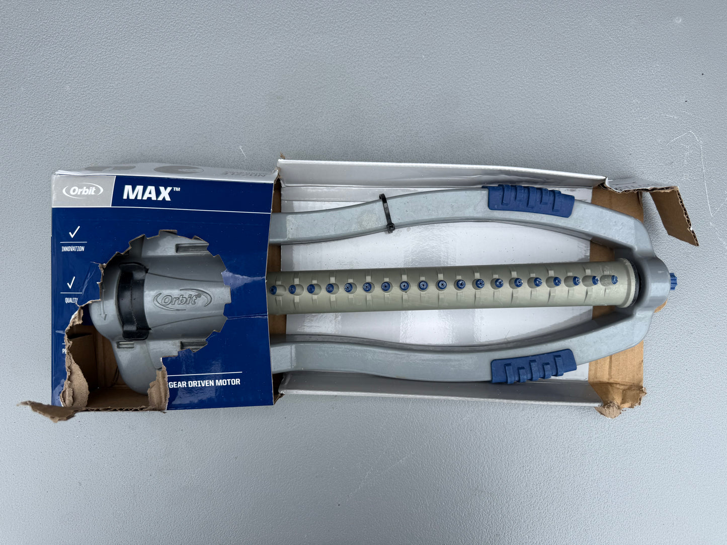 Orbit Orbit Max 4000-sq ft Oscillating Sled Lawn Sprinkler