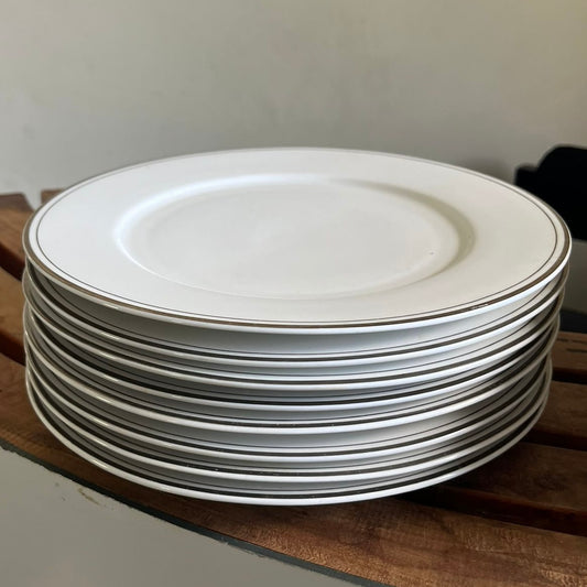 Set of 8 Large Dinner Plates