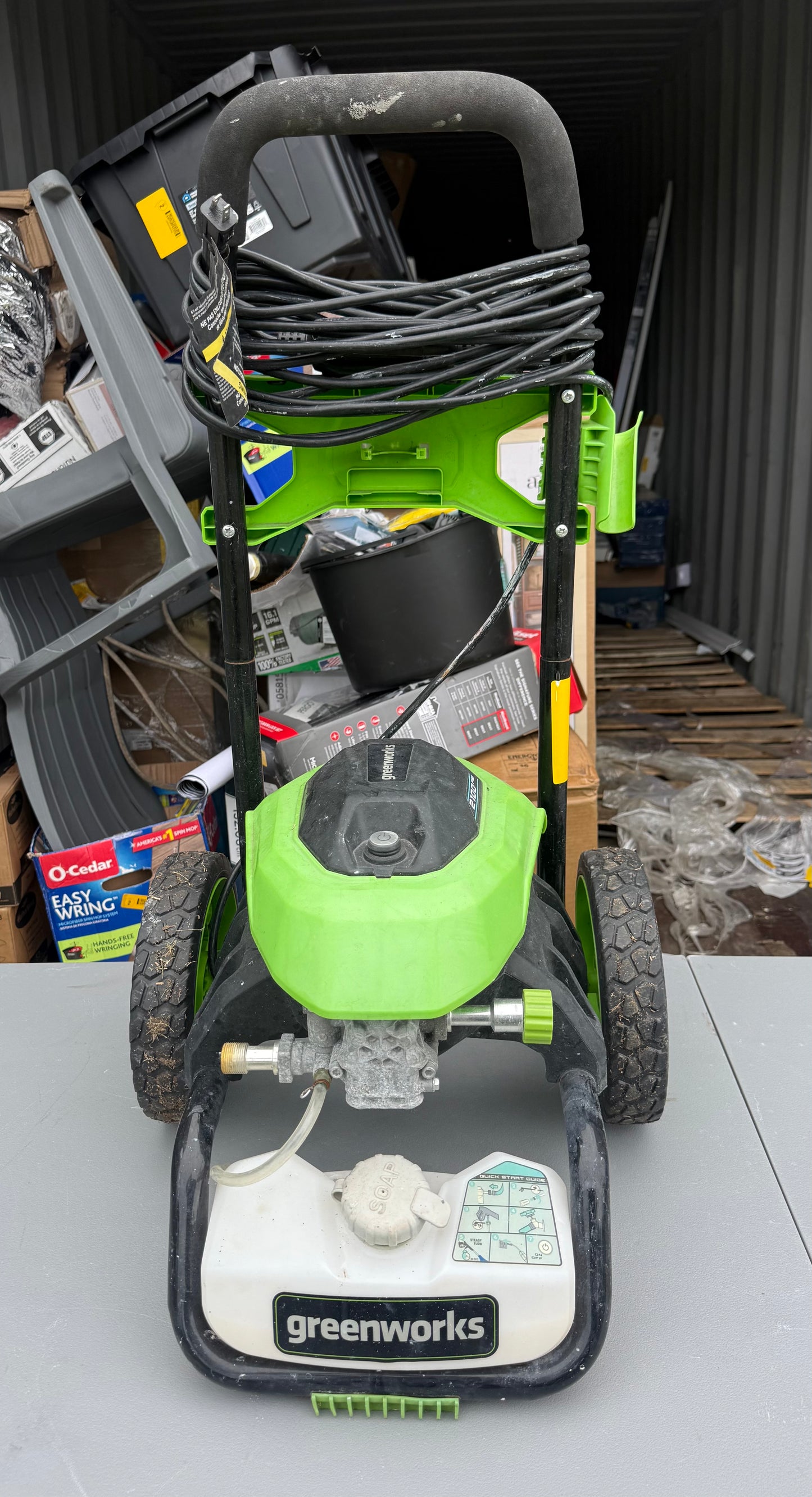 Greenworks 2600-PSI 1.1-GPM Cold Water Electric Pressure Washer