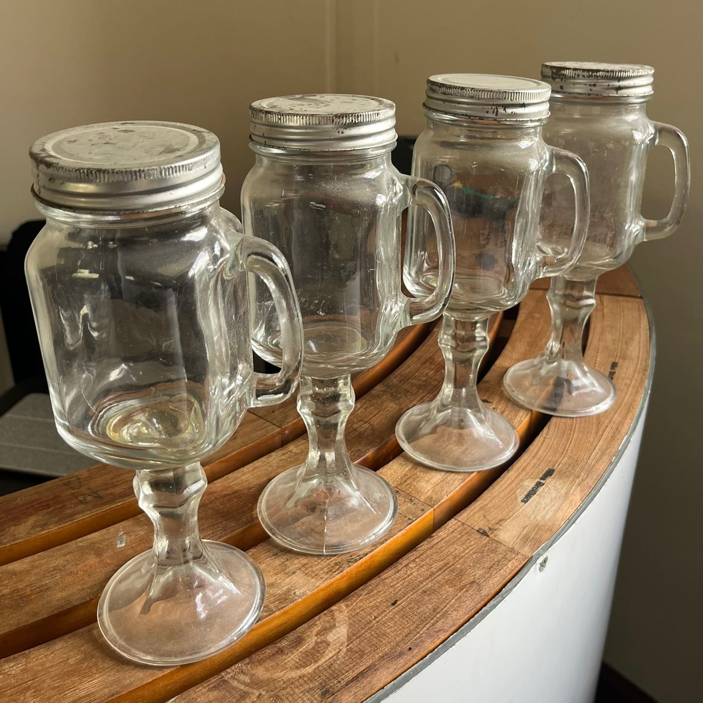 4 Redneck Wine Glasses