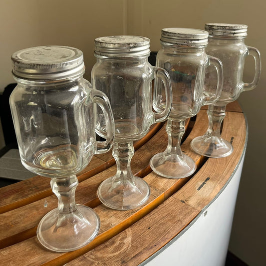 4 Redneck Wine Glasses