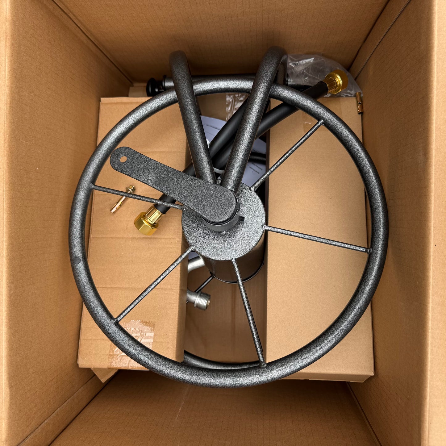 Project Source Steel 125-ft Wall-Mount Hose Reel