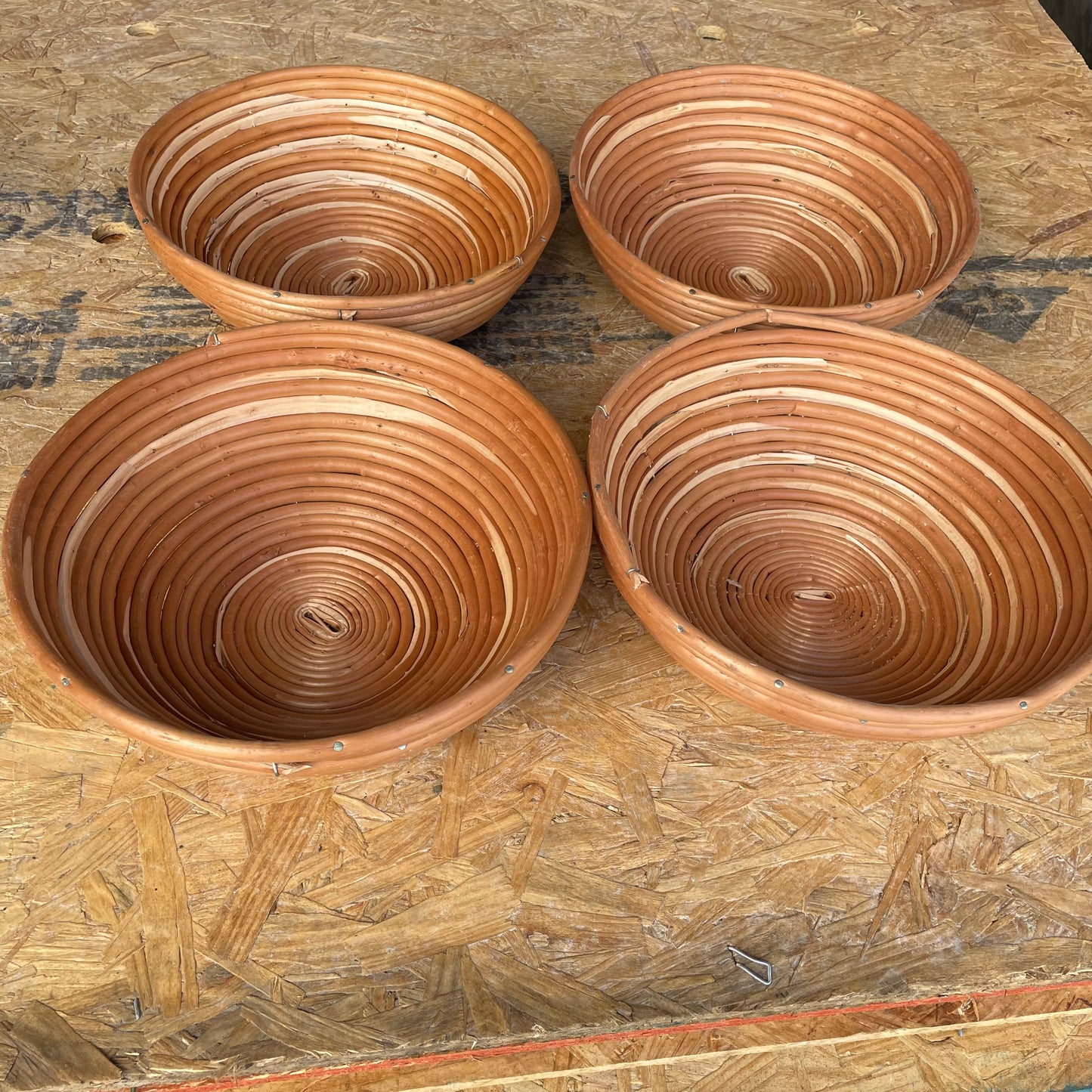 4 Rattan Proofing Baskets