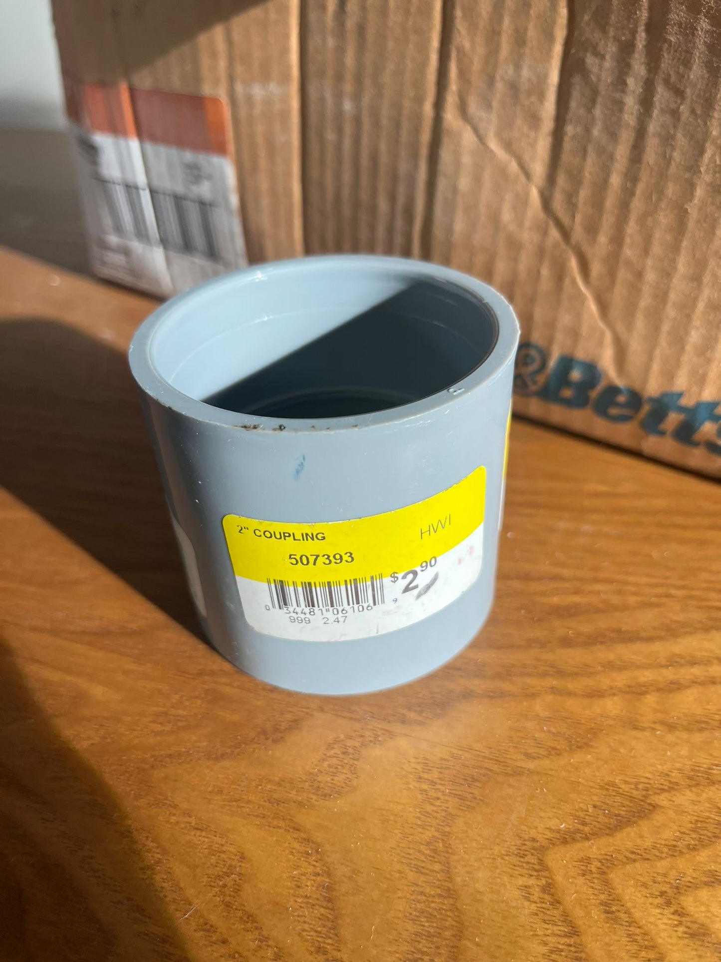 Terrain Plastic Pipe Fitting 110mm PVC-U (BSEN1329-1-2000) + 7 2” Carlon E943J PVC Terminal Adapter + 2" Carlon E940J PVC Coupling + Box of 1/2” Carlon PVC Socket Conduit Coupling