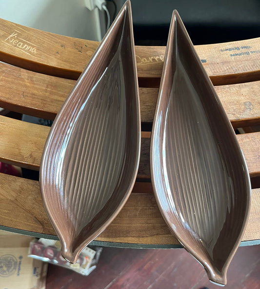 2 Decorative Serving Trays