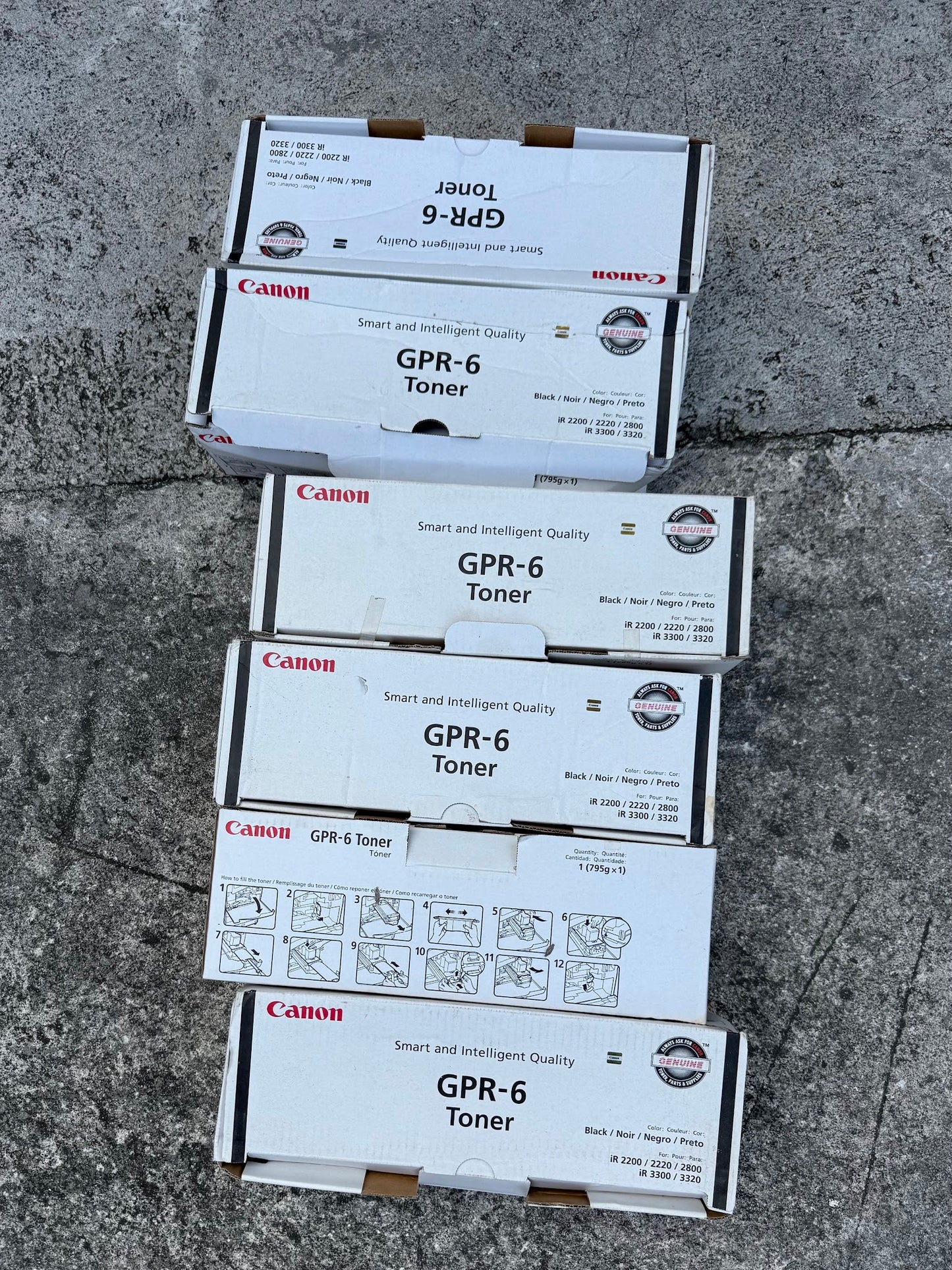 6 Canon GPR-6 Toners