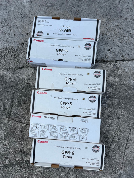 6 Canon GPR-6 Toners