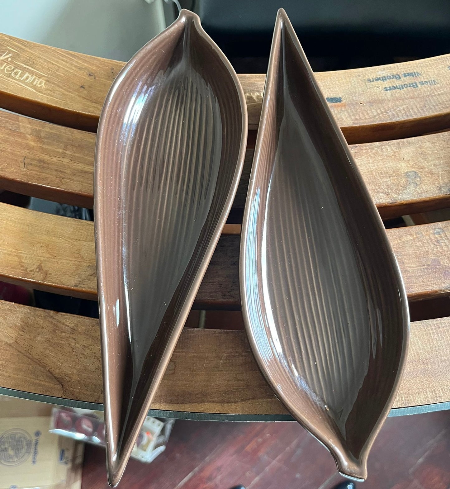 2 Decorative Serving Trays