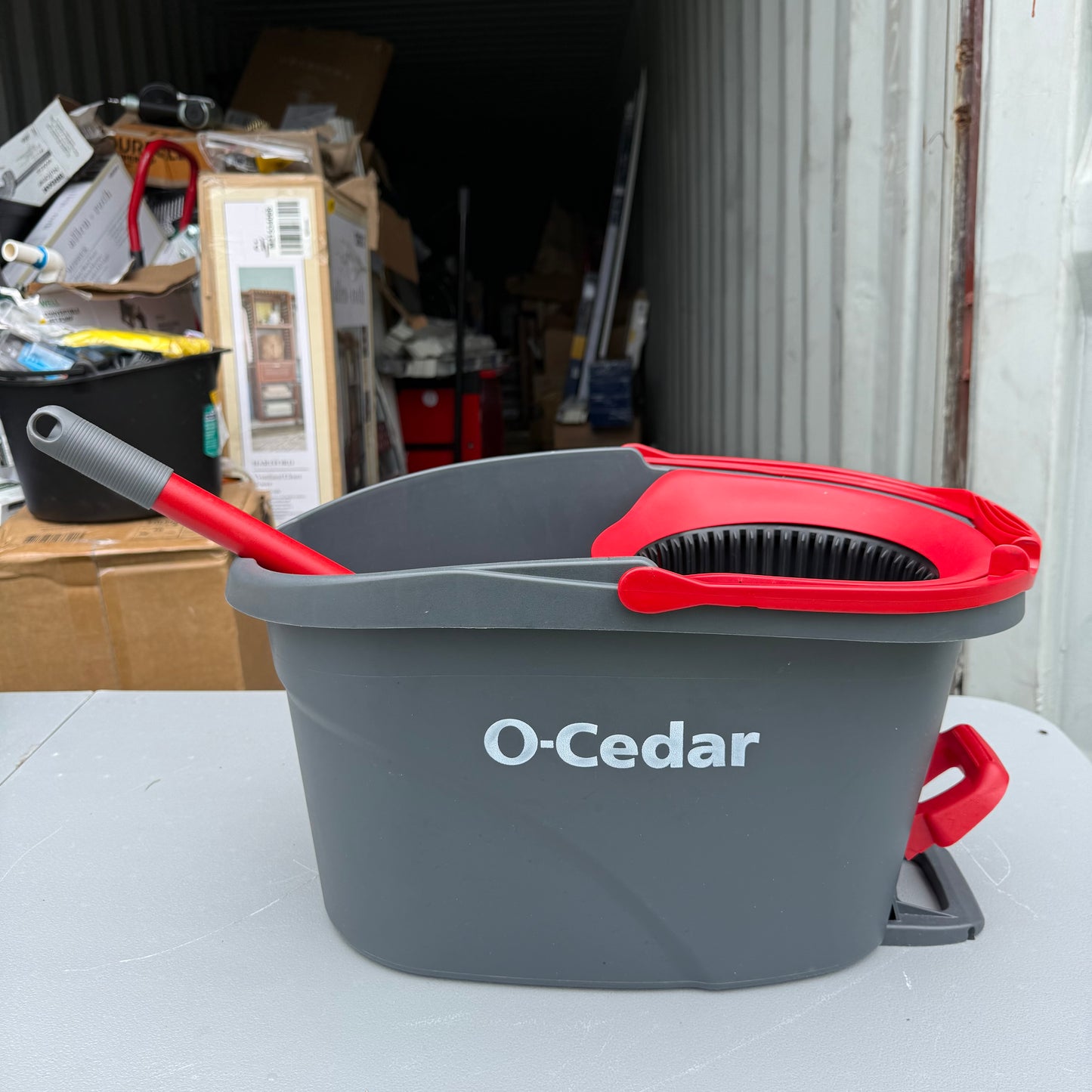 O-Cedar EasyWring Spin Mop With Bucket