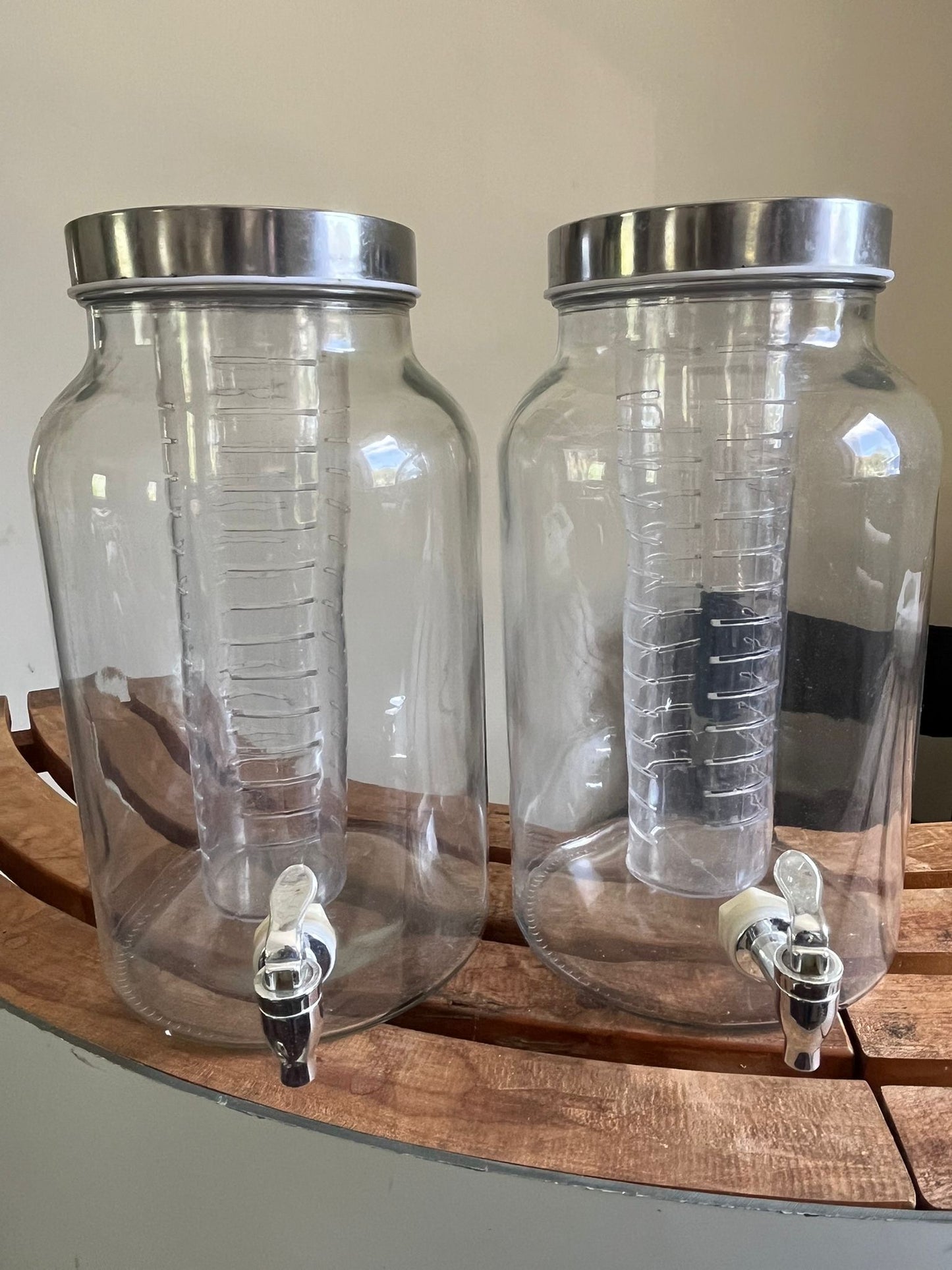 2 Home Essentials 1.5 Gallon Cold Beverage Dispenser w/ Infuser