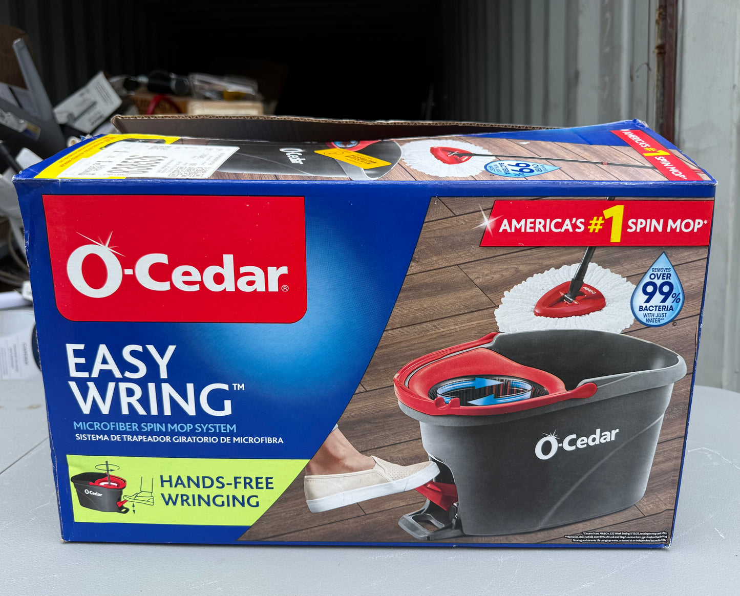 O-Cedar EasyWring Spin Mop With Bucket