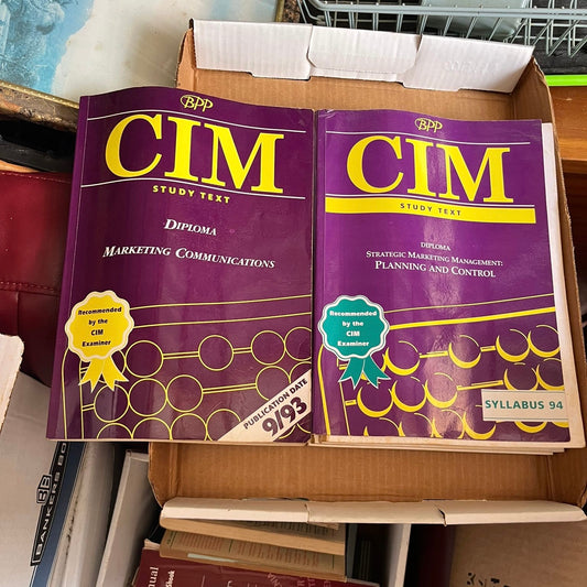 3 CIM Study Text Diploma Books