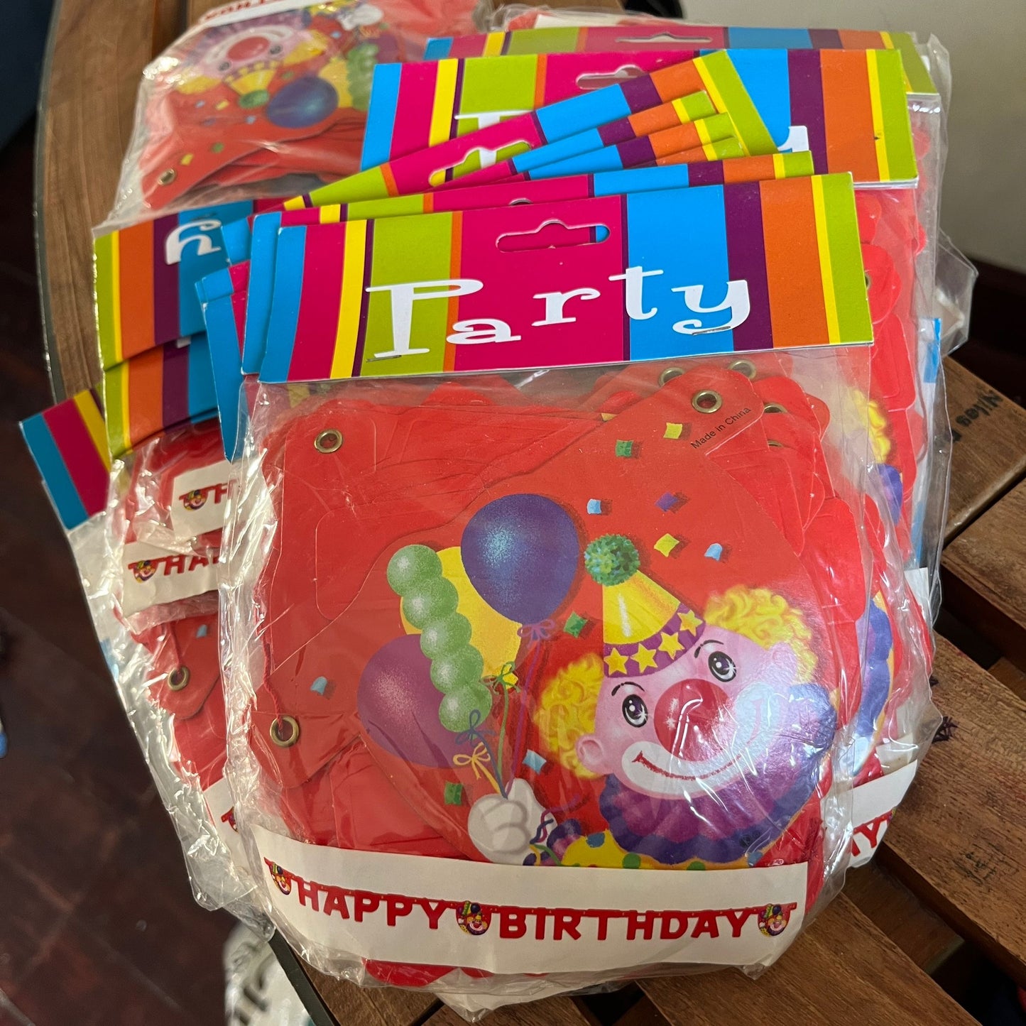 “Happy Birthday” Party Banners