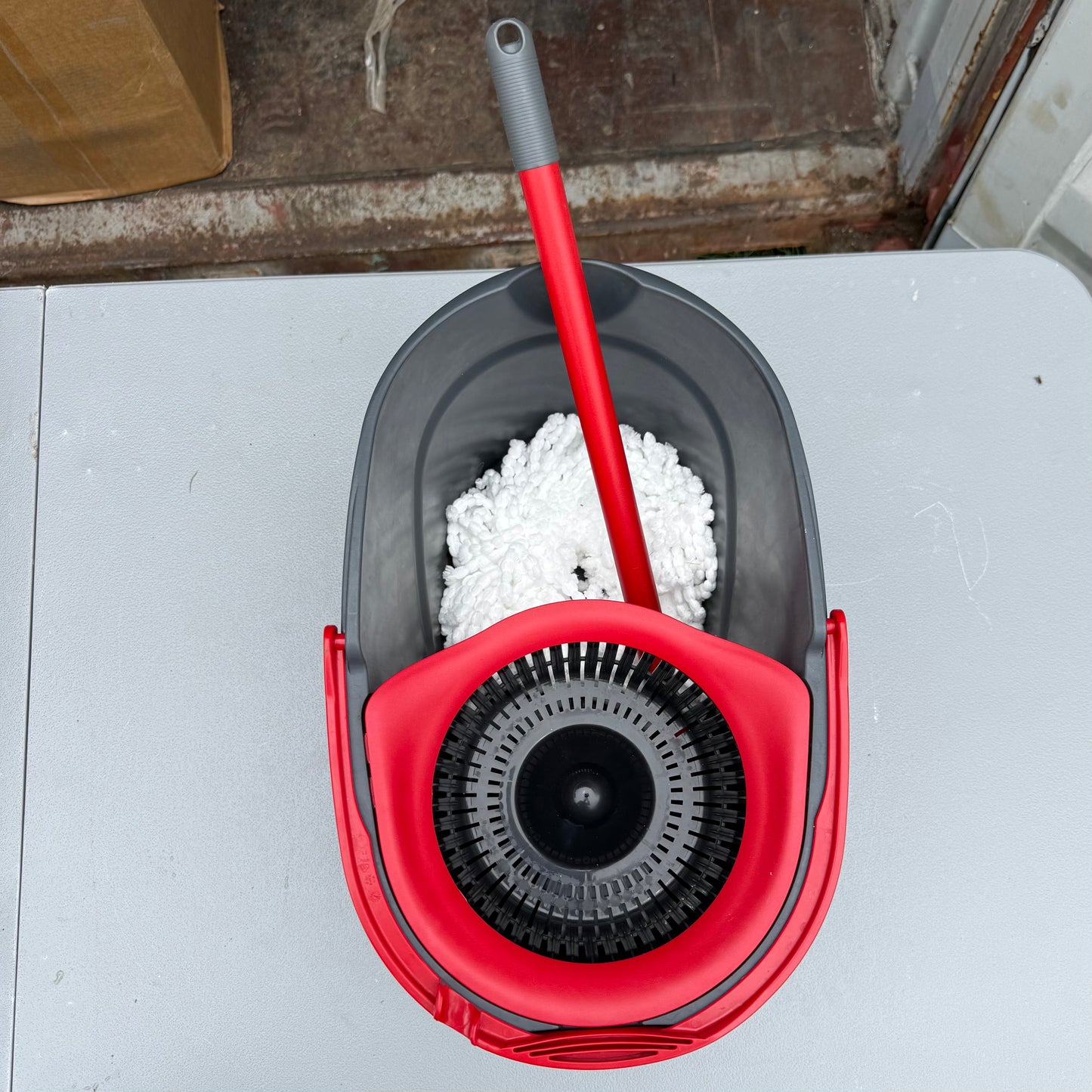 O-Cedar EasyWring Spin Mop With Bucket