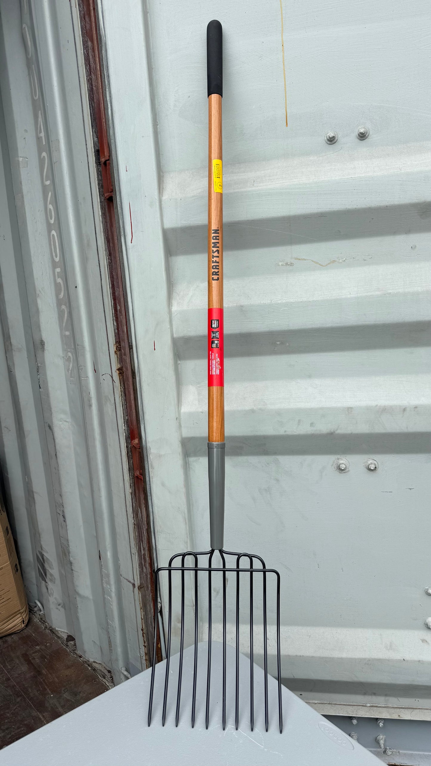 CRAFTSMAN 48 L Wood Handle Steel Bedding Fork