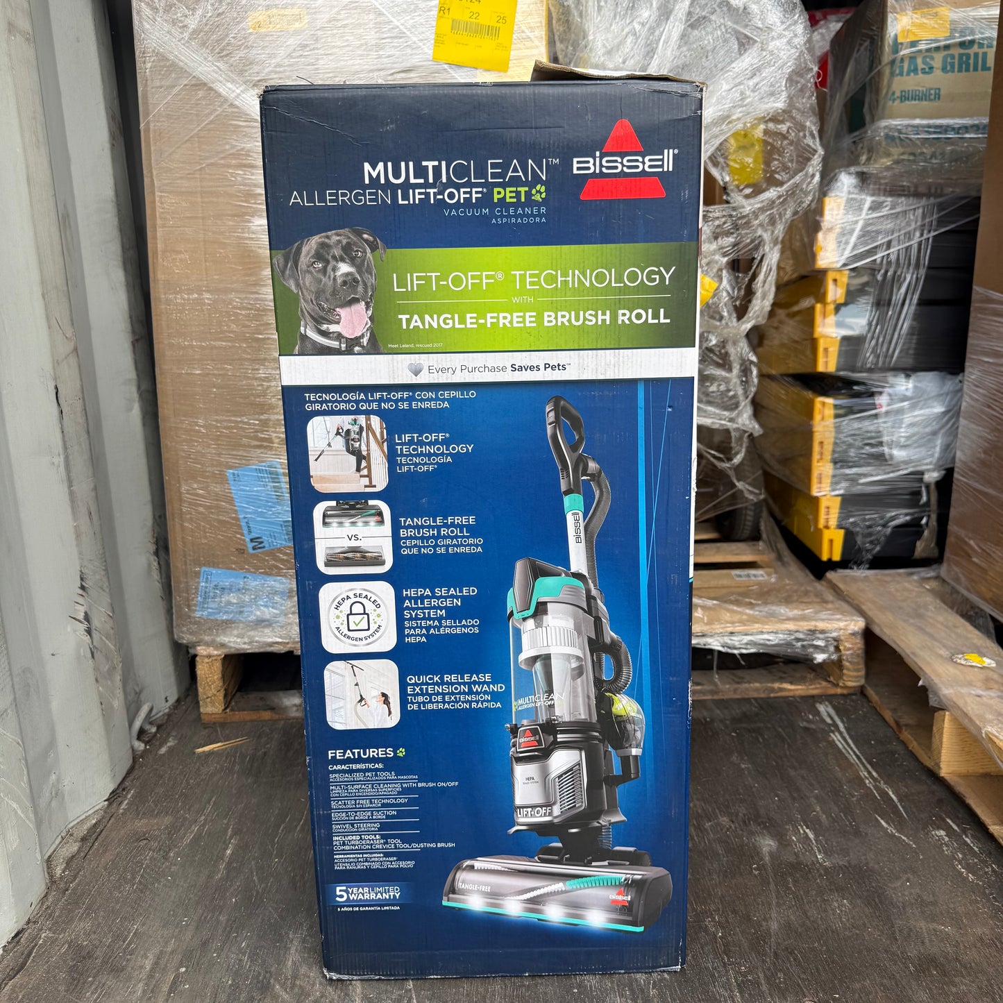 BISSELL MultiClean Allergen Bagless Pet Upright Vacuum Cleaner