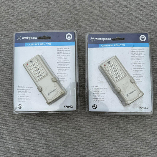 Set of 2 Westinghouse Universal Ceiling Fan Etc. Remote Controls