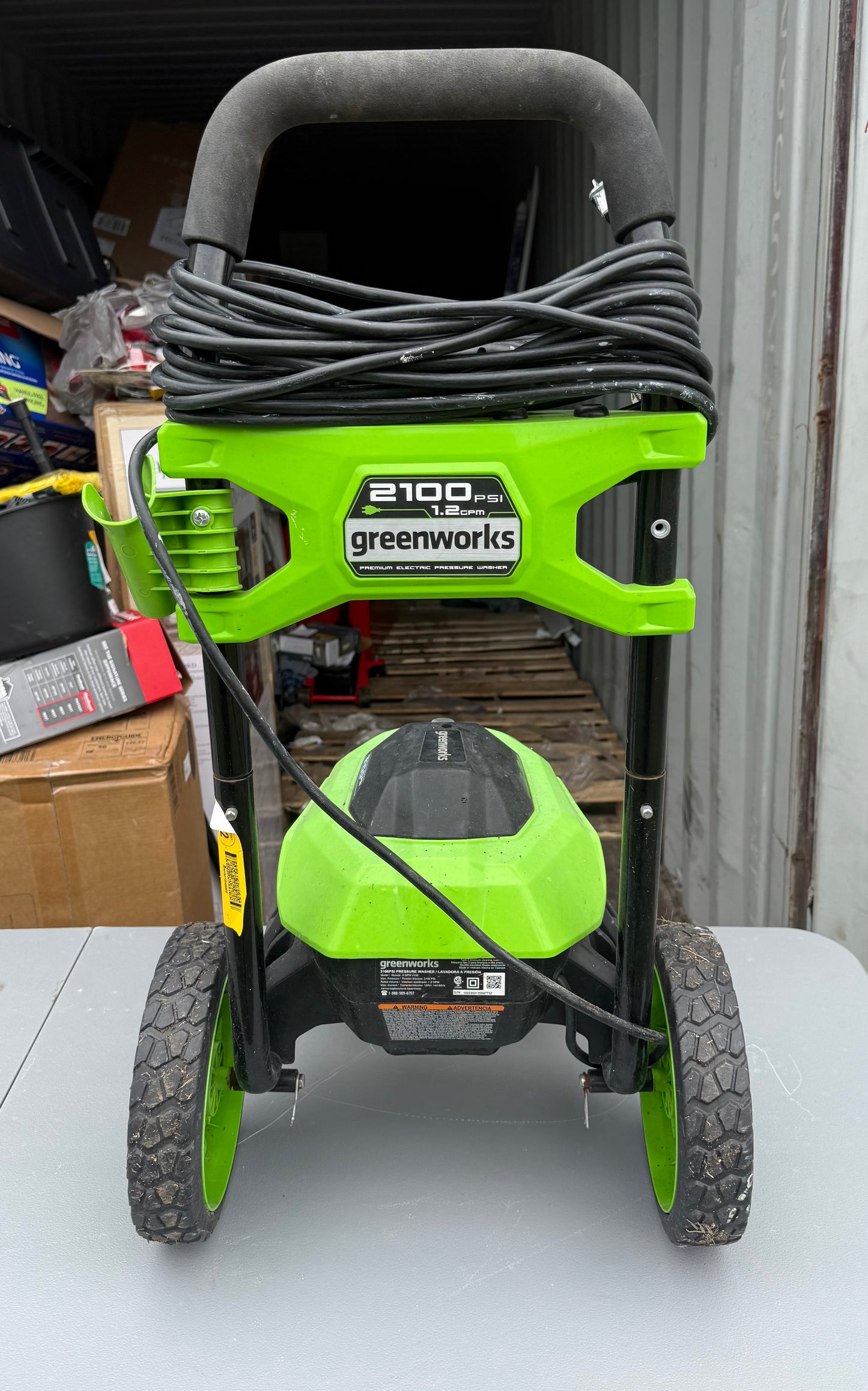Greenworks 2600-PSI 1.1-GPM Cold Water Electric Pressure Washer